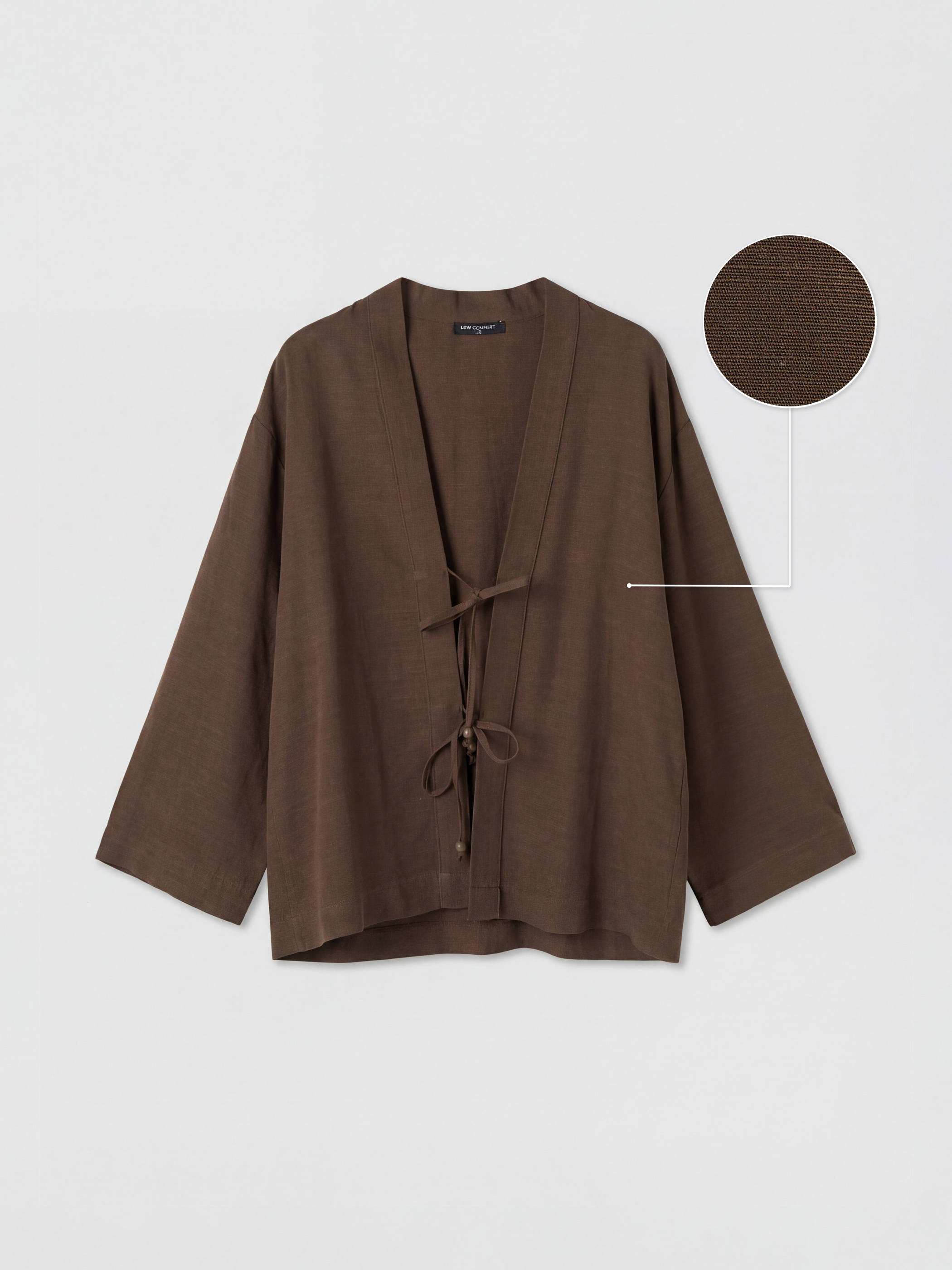 LCW Comfort V Yaka Kadın Kimono görsel 5