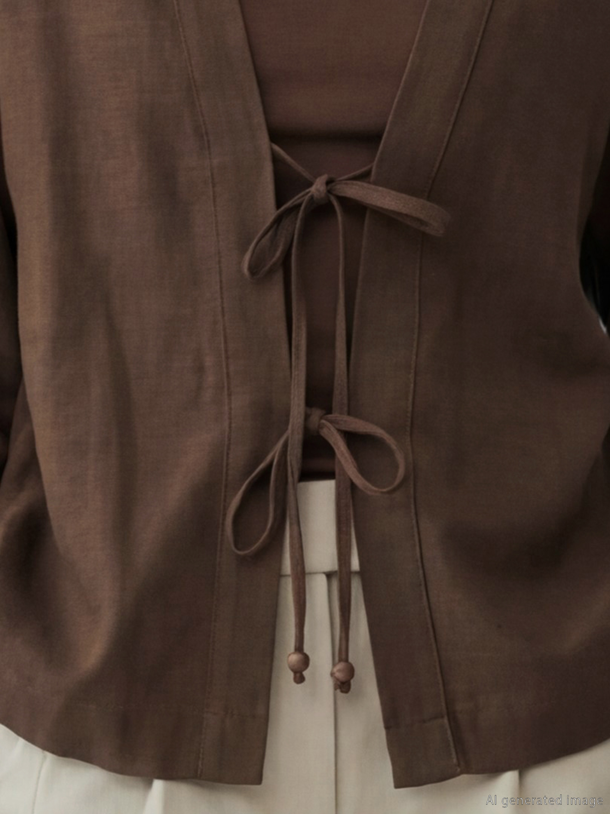 LCW Comfort V Yaka Kadın Kimono görsel 3
