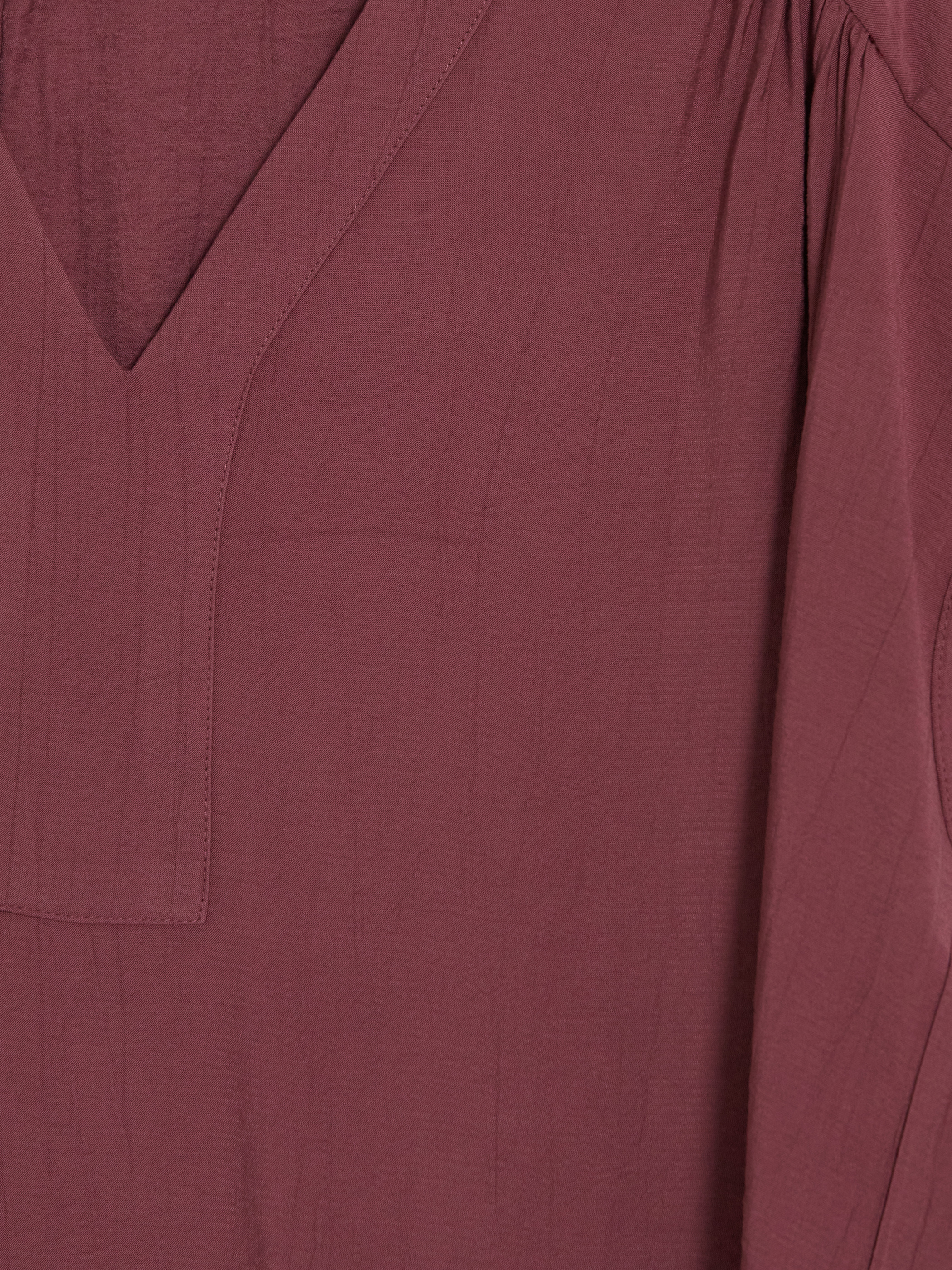 LCW Comfort V Yaka Büzgülü Bluz görsel 7