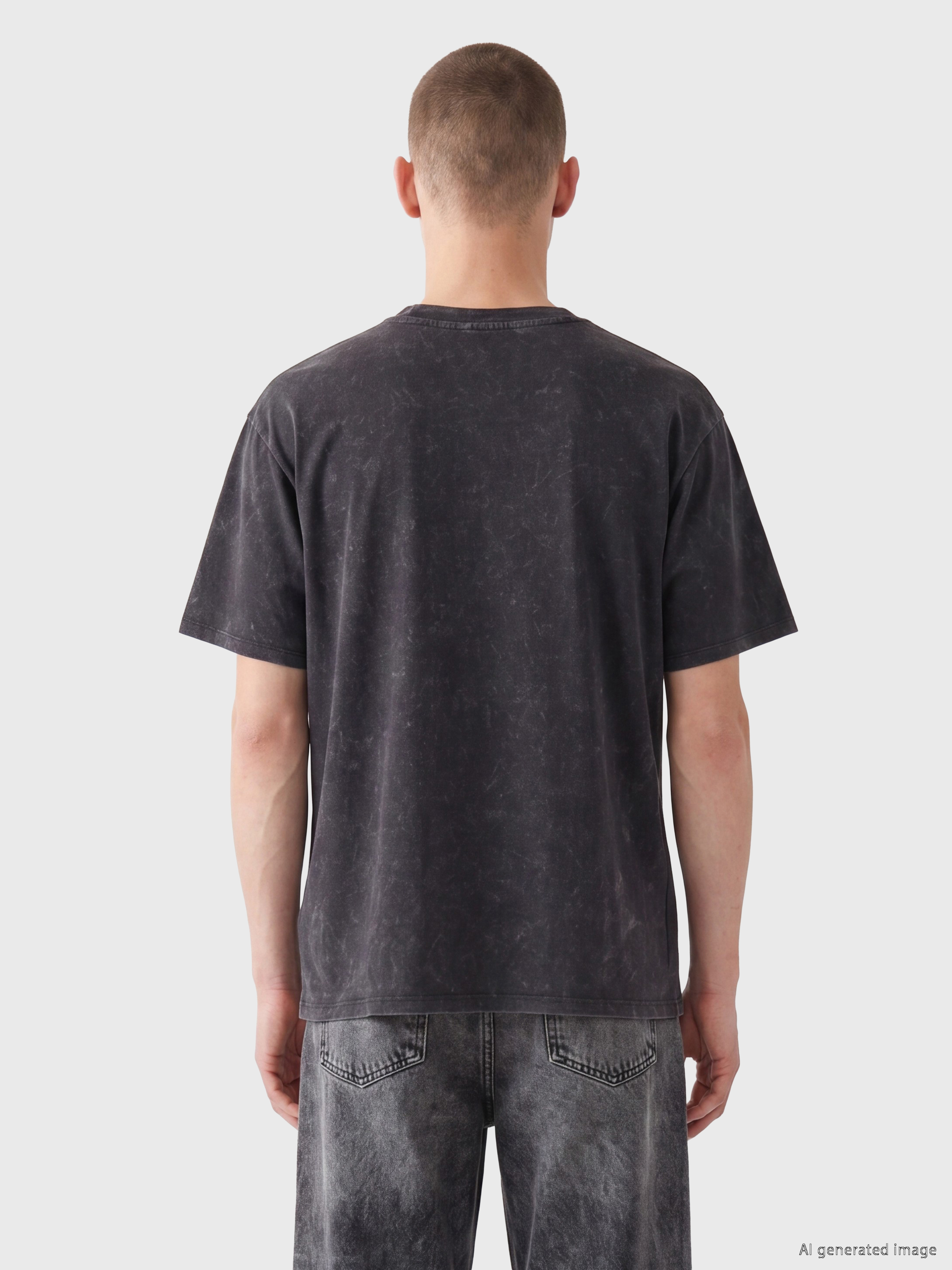 XSIDE Loose Fit Metallica Baskılı Erkek Tişört görsel 4