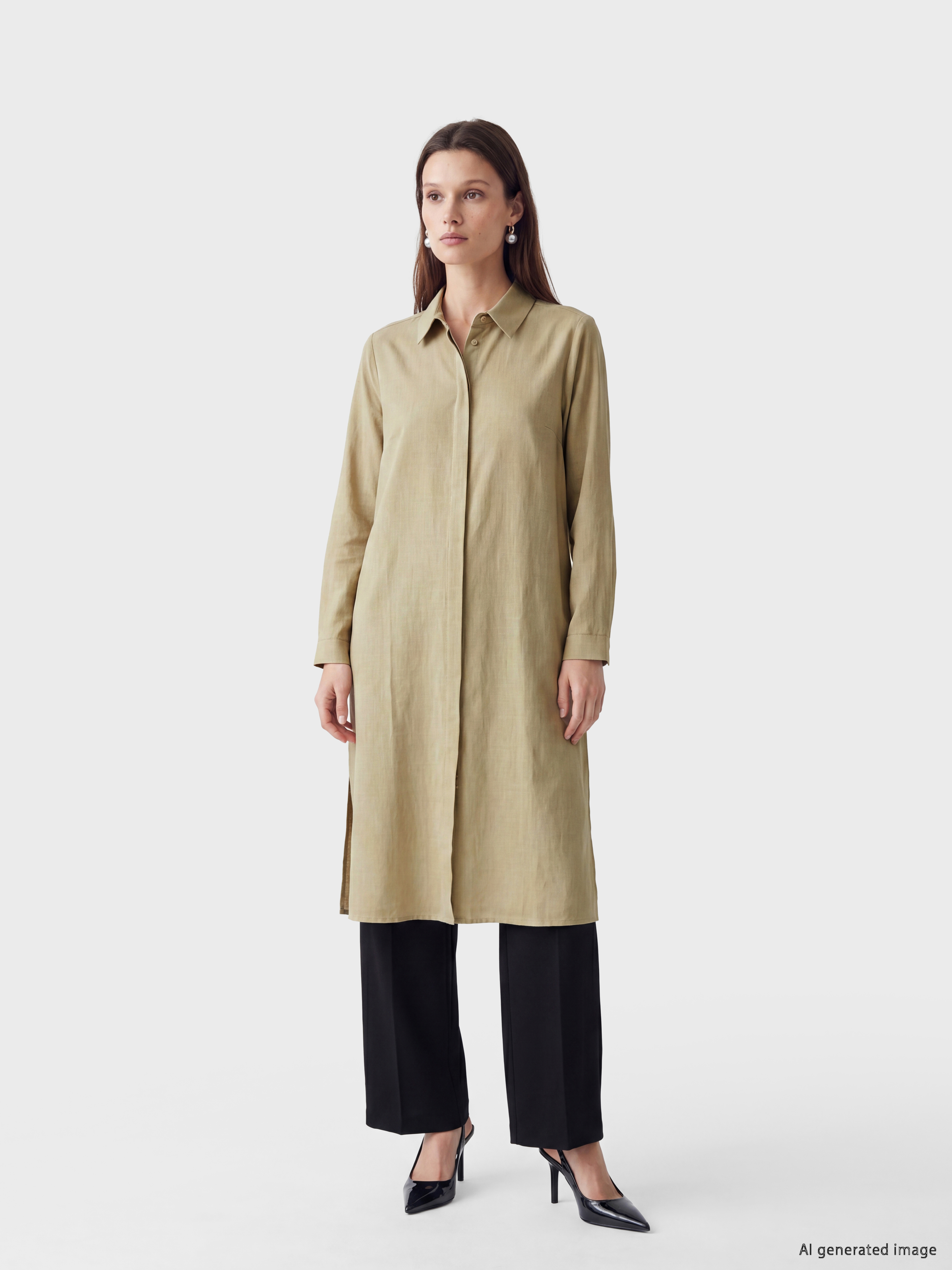 LCW Modest Kadın Gömlek Tunik