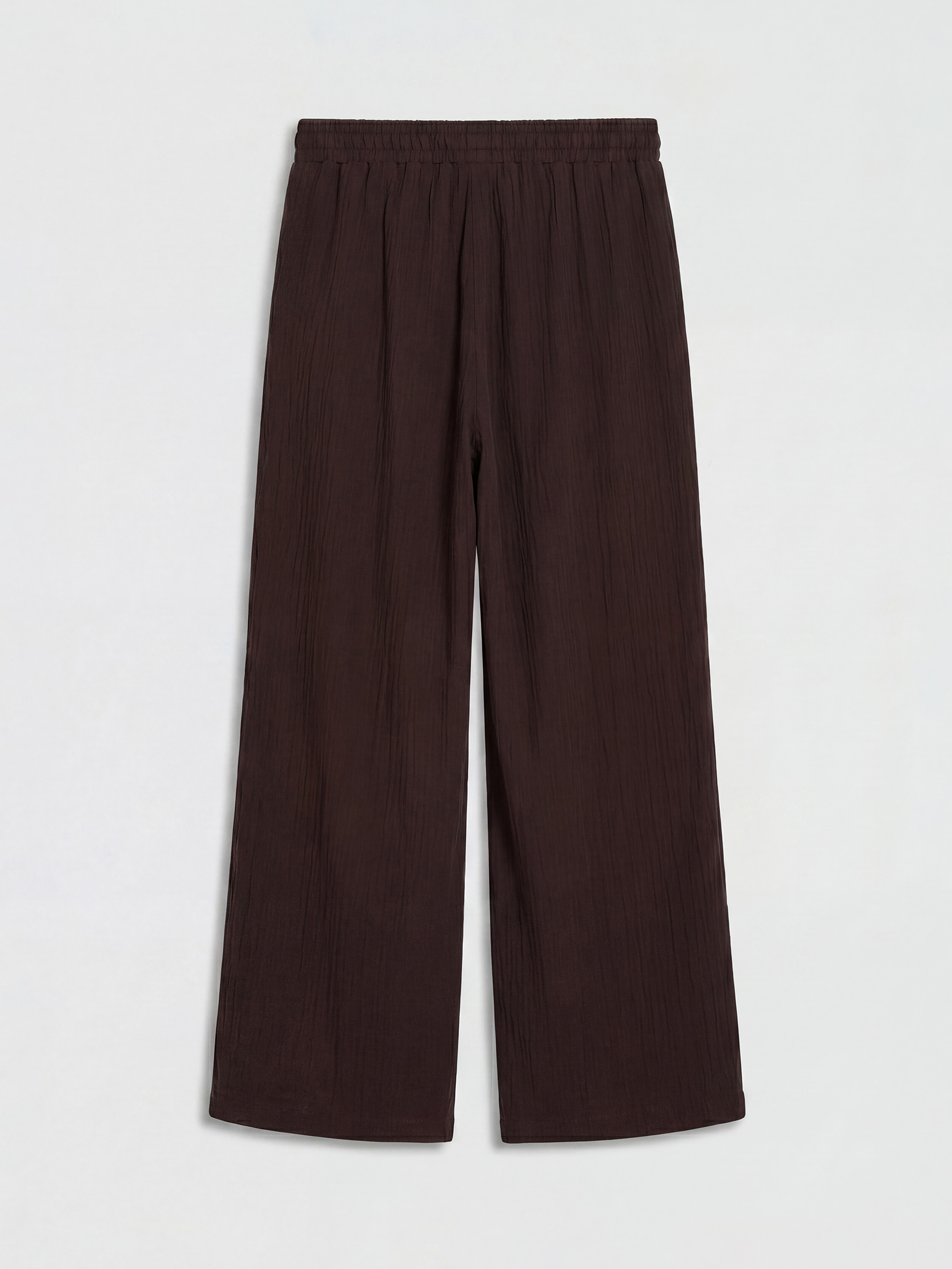 LCW Comfort Beli Lastikli Geniş Paça Kadın Pantolon görsel 6