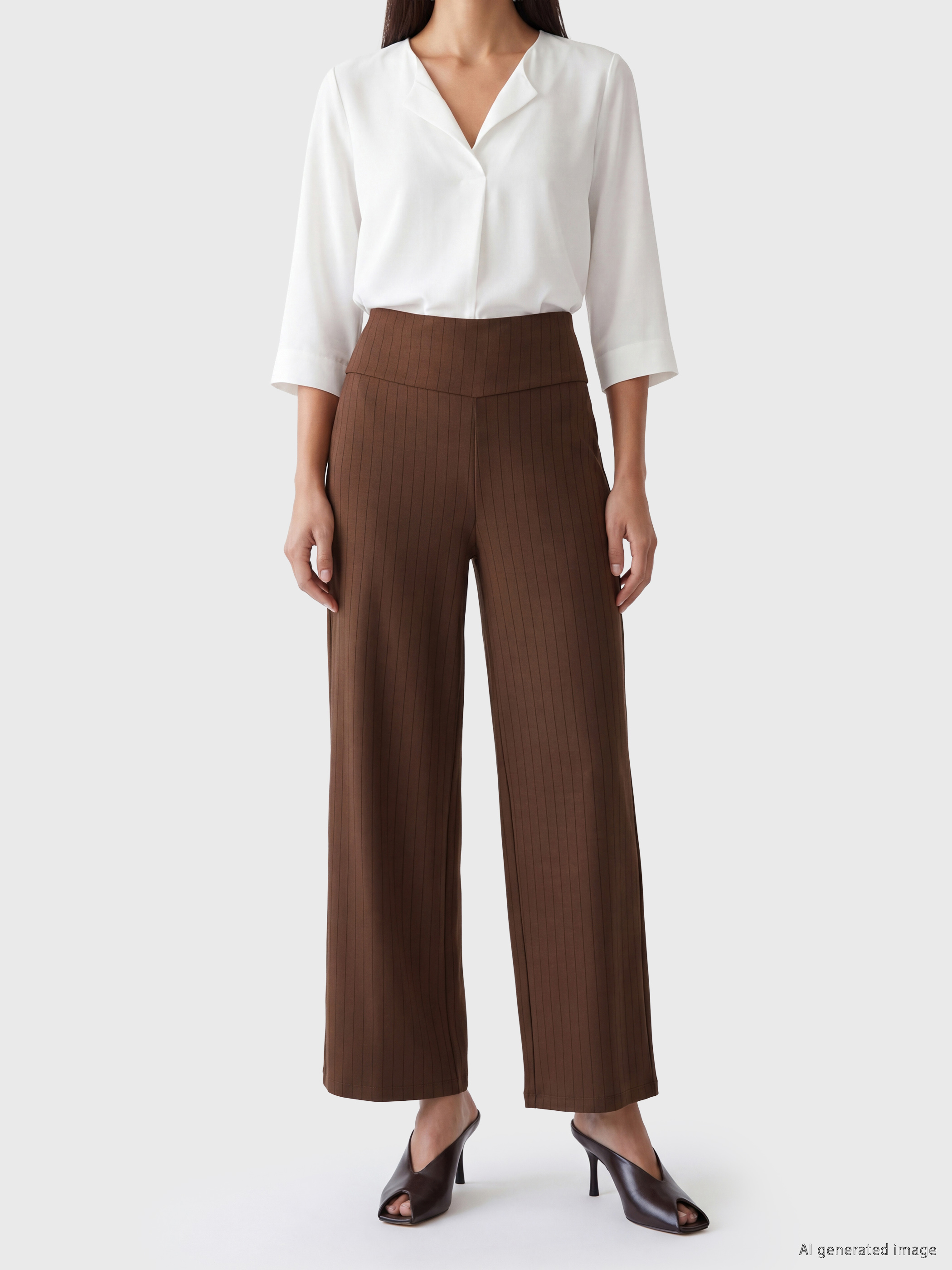 LCW EVERYDAY Beli Lastikli Soft Touch Kadın Kapri görsel 2