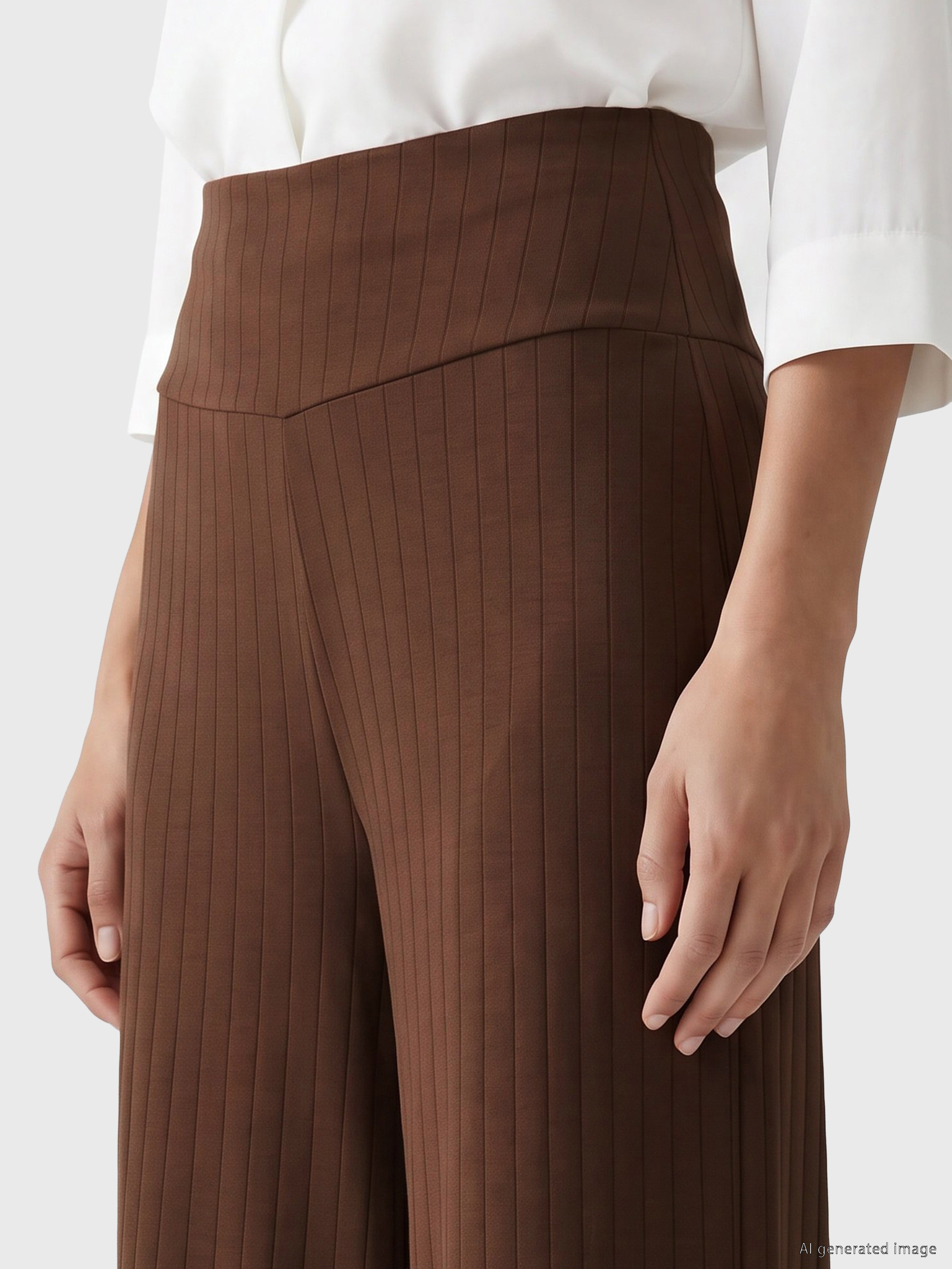 LCW EVERYDAY Beli Lastikli Soft Touch Kadın Kapri görsel 3
