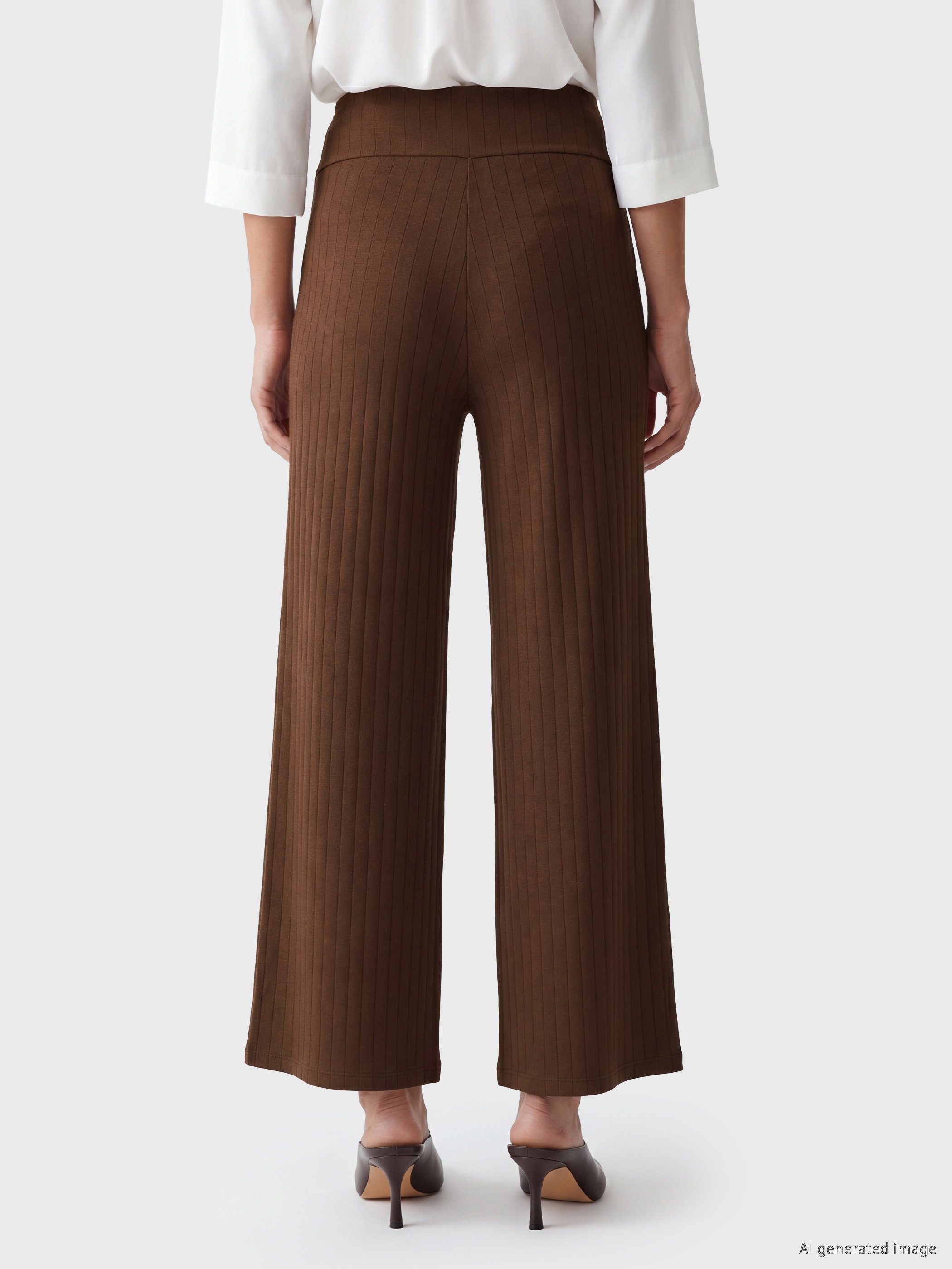 LCW EVERYDAY Beli Lastikli Soft Touch Kadın Kapri görsel 4
