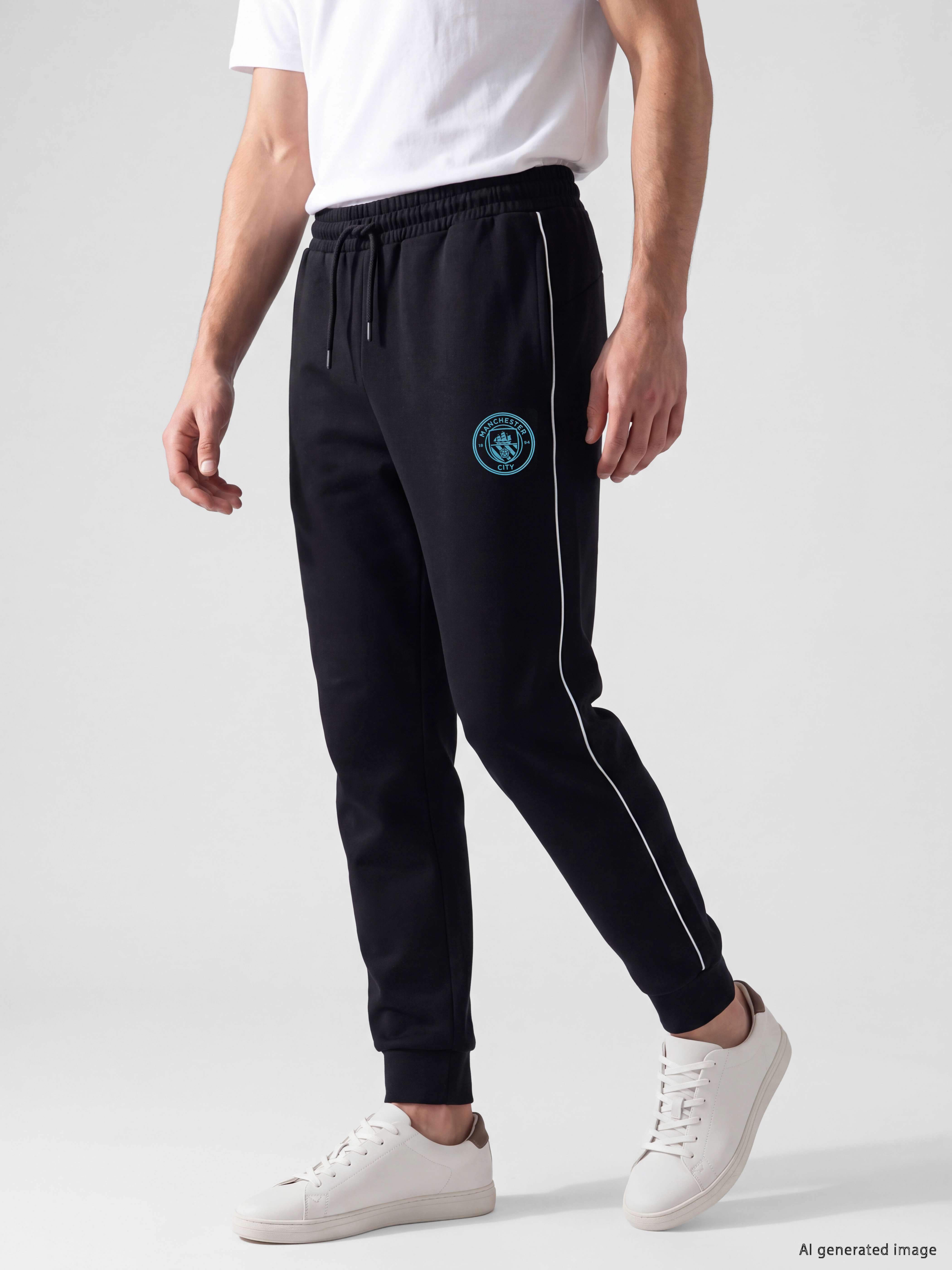 XSIDE ACTIVE Slim Fit Manchester City Baskılı Erkek Jogger Eşofman Altı