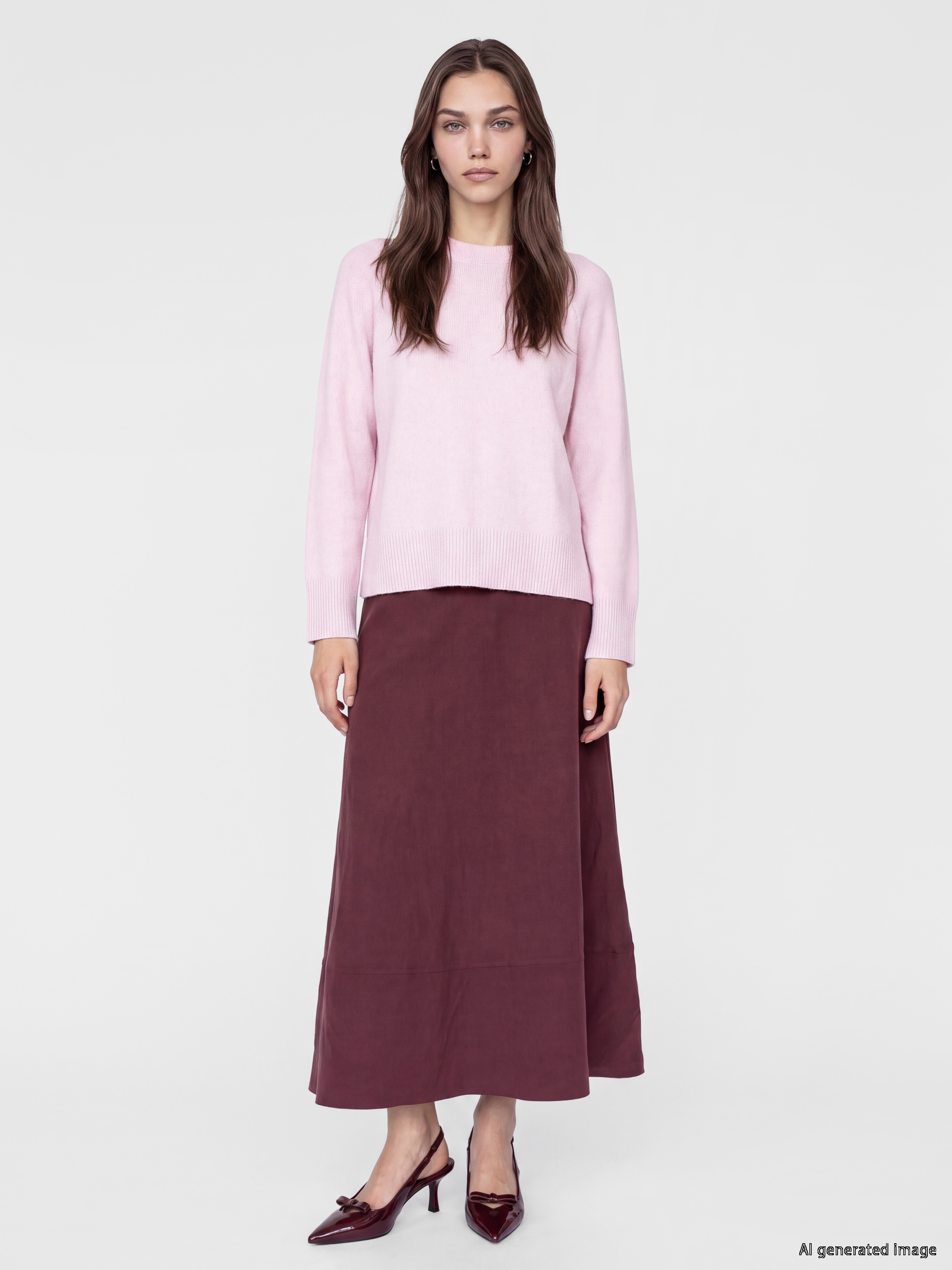 LCW Modest Beli Lastikli Modal Karışımlı Kloş Etek