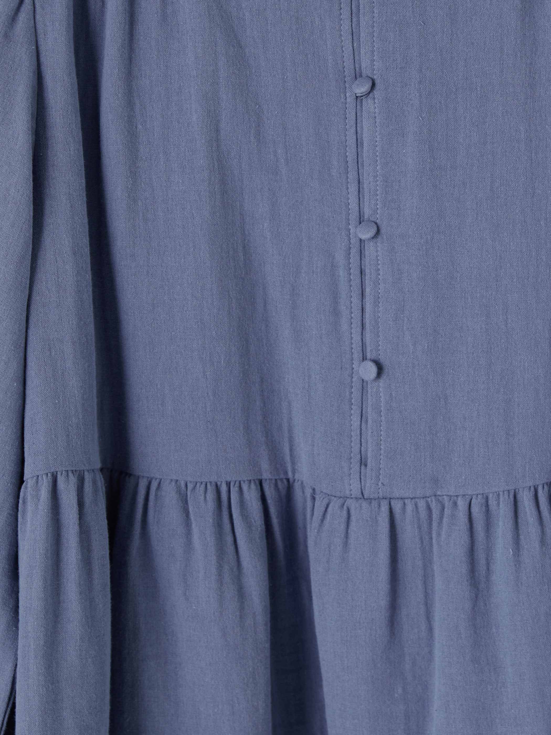 LCW Modest Büzgülü Kadın Müslin Tunik görsel 6