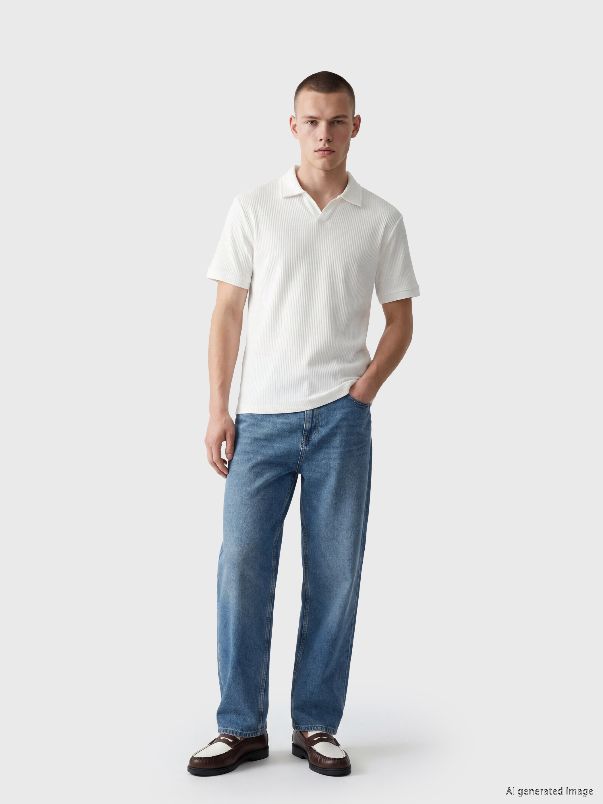 XSIDE Polo Yaka Erkek Triko Tişört görsel 2