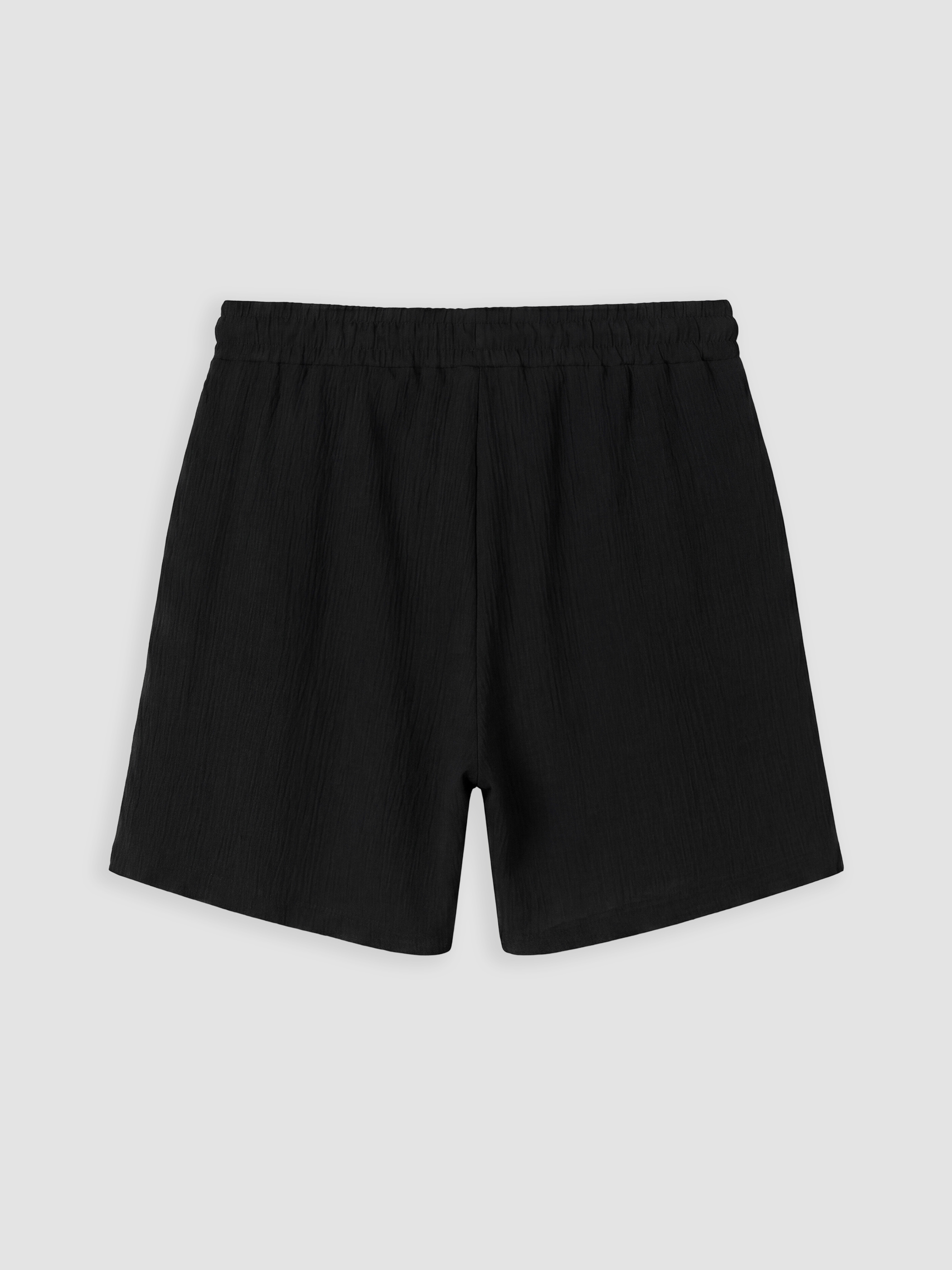 LCW Comfort Beli Lastikli Dokulu Kadın Şort görsel 6