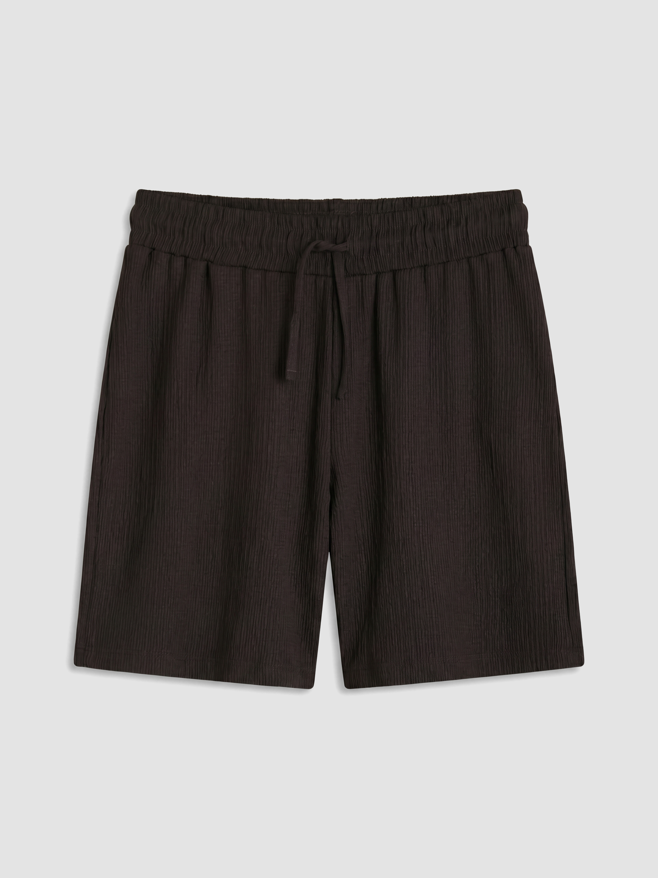 LCW Comfort Beli Lastikli Dokulu Kadın Şort görsel 5