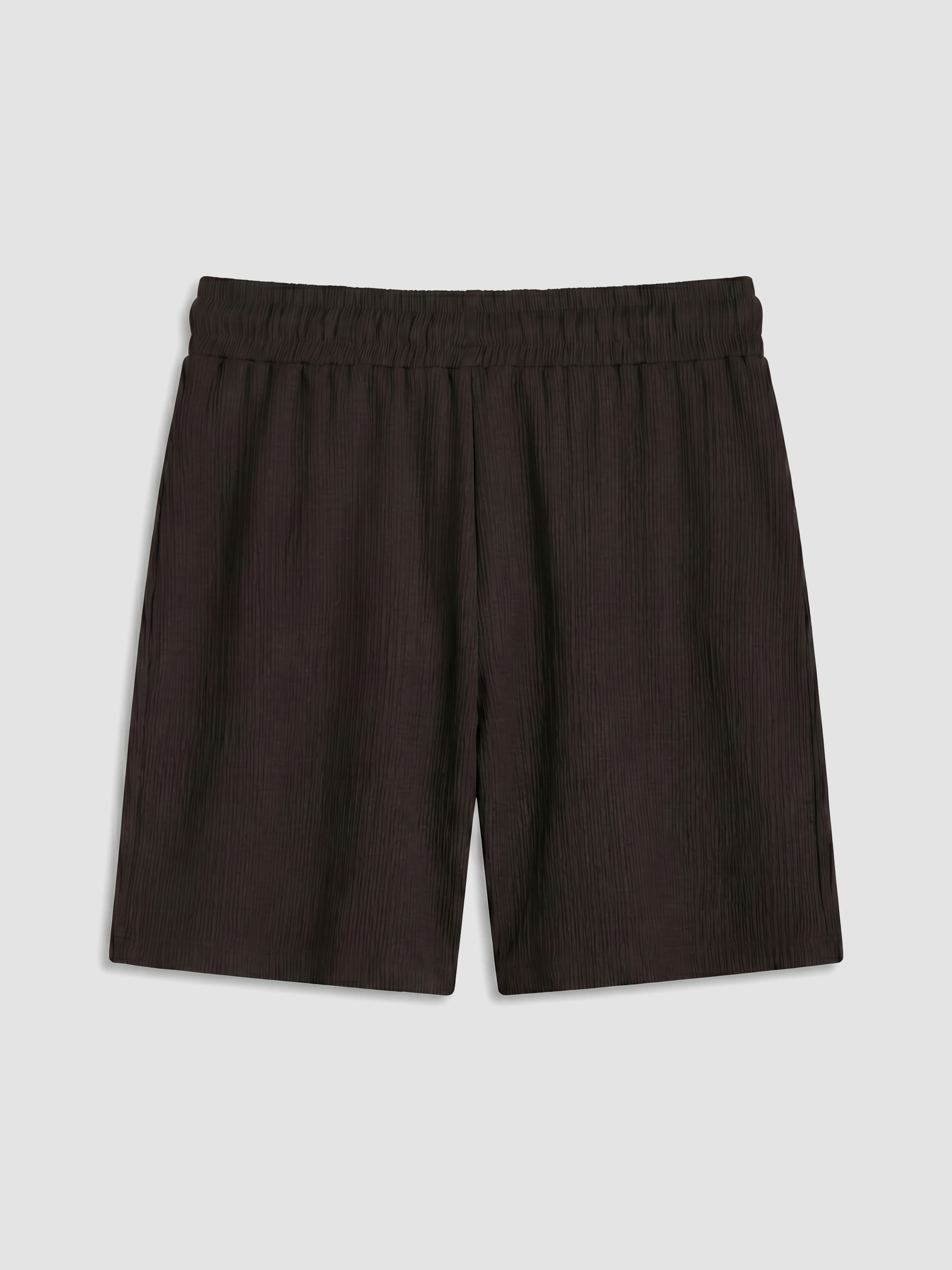 LCW Comfort Beli Lastikli Dokulu Kadın Şort görsel 7