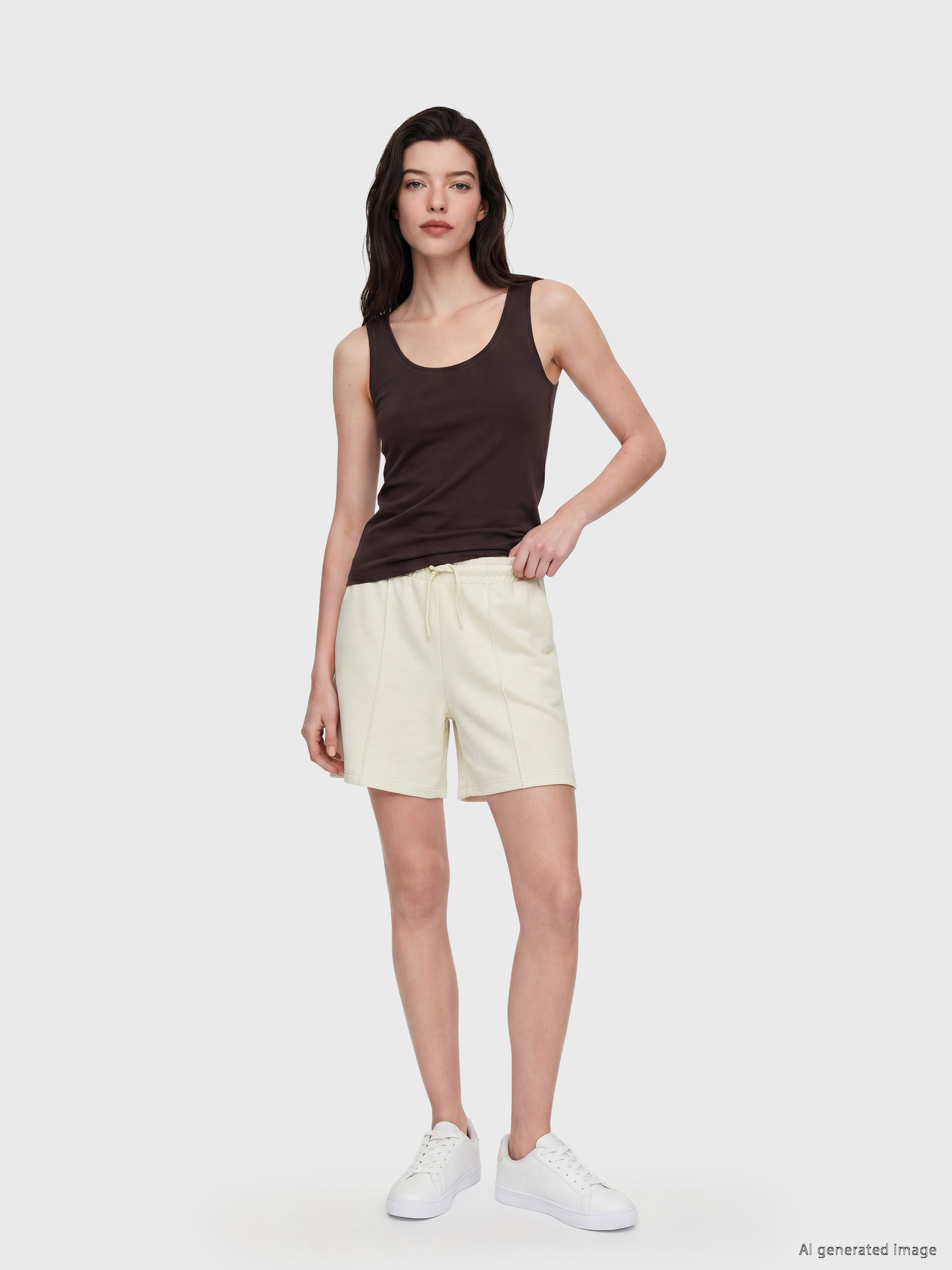 LCW Comfort Beli Lastikli Soft Touch Kadın Şort