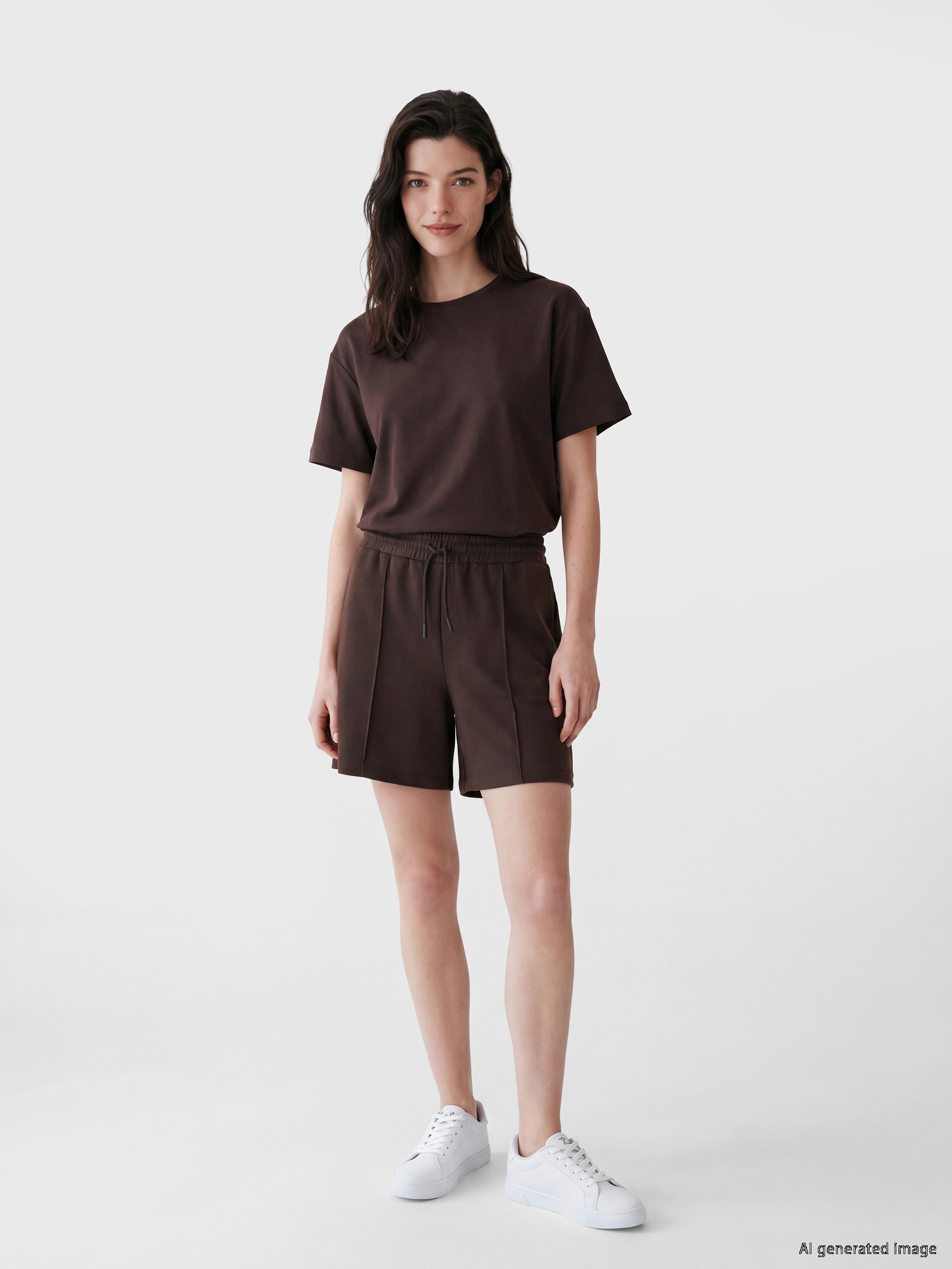 LCW Comfort Beli Lastikli Soft Touch Kadın Şort