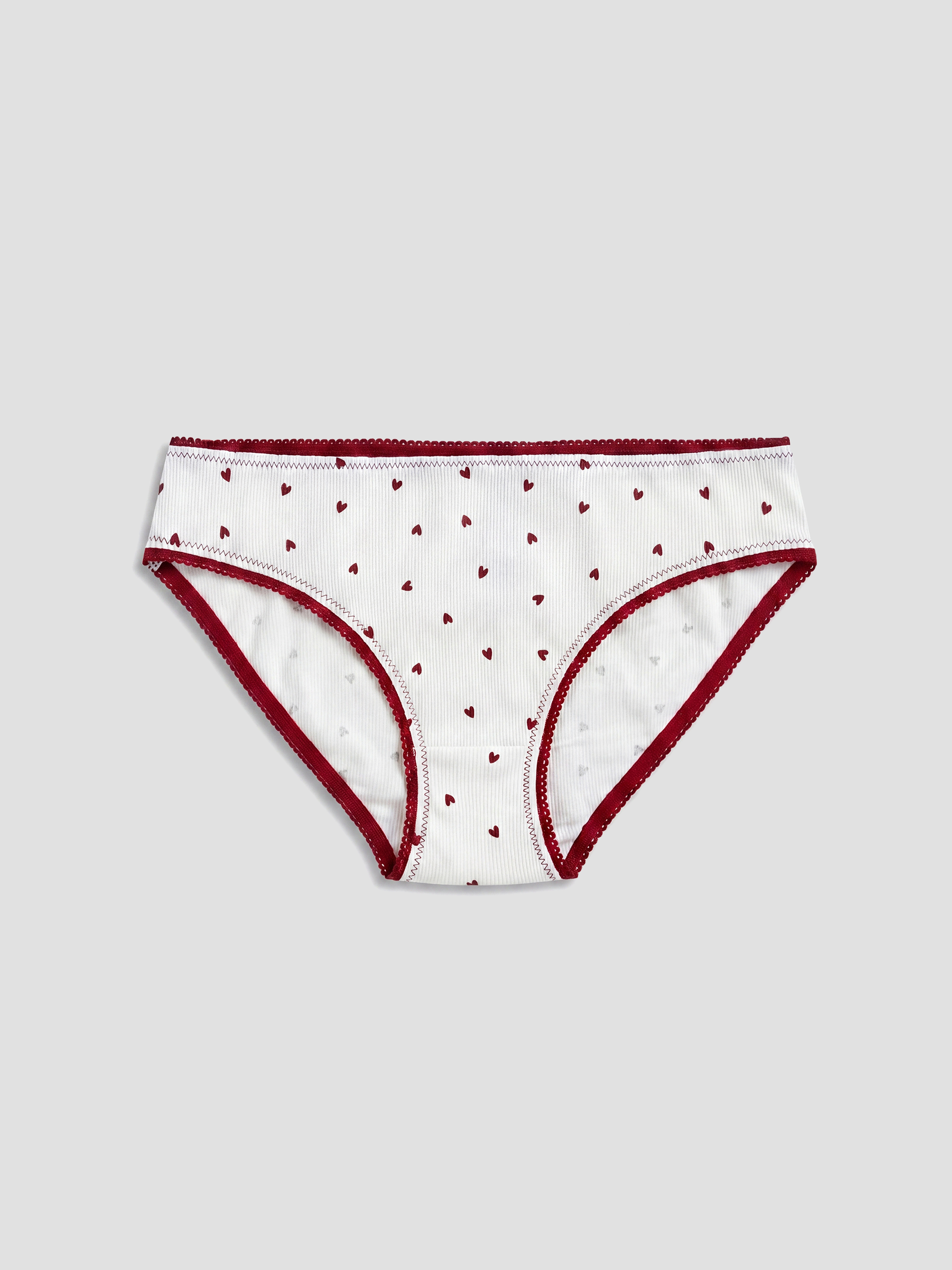 LCW DREAM Kalp Desenli Bikini Külot 2'li görsel 3