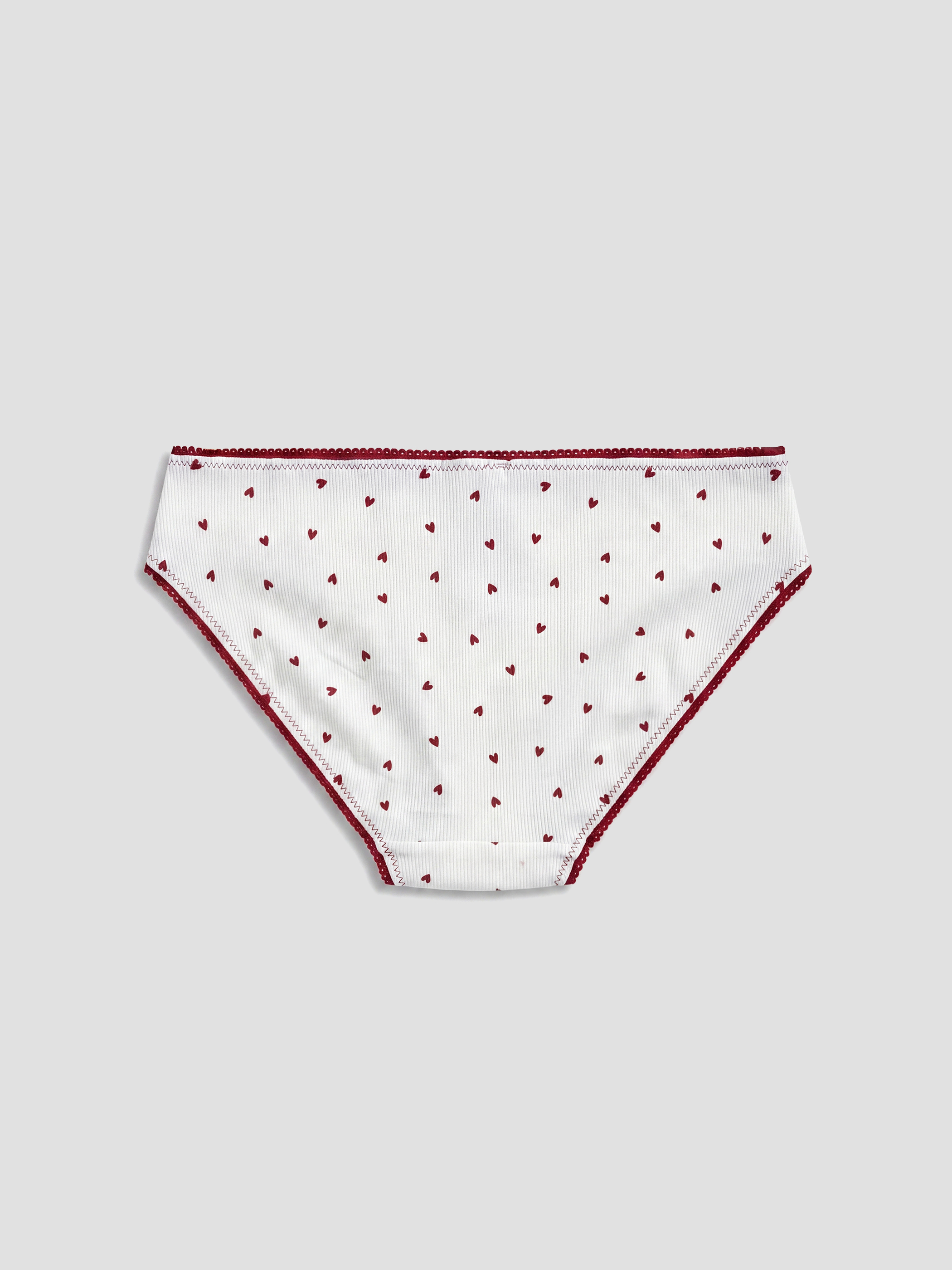 LCW DREAM Kalp Desenli Bikini Külot 2'li görsel 4