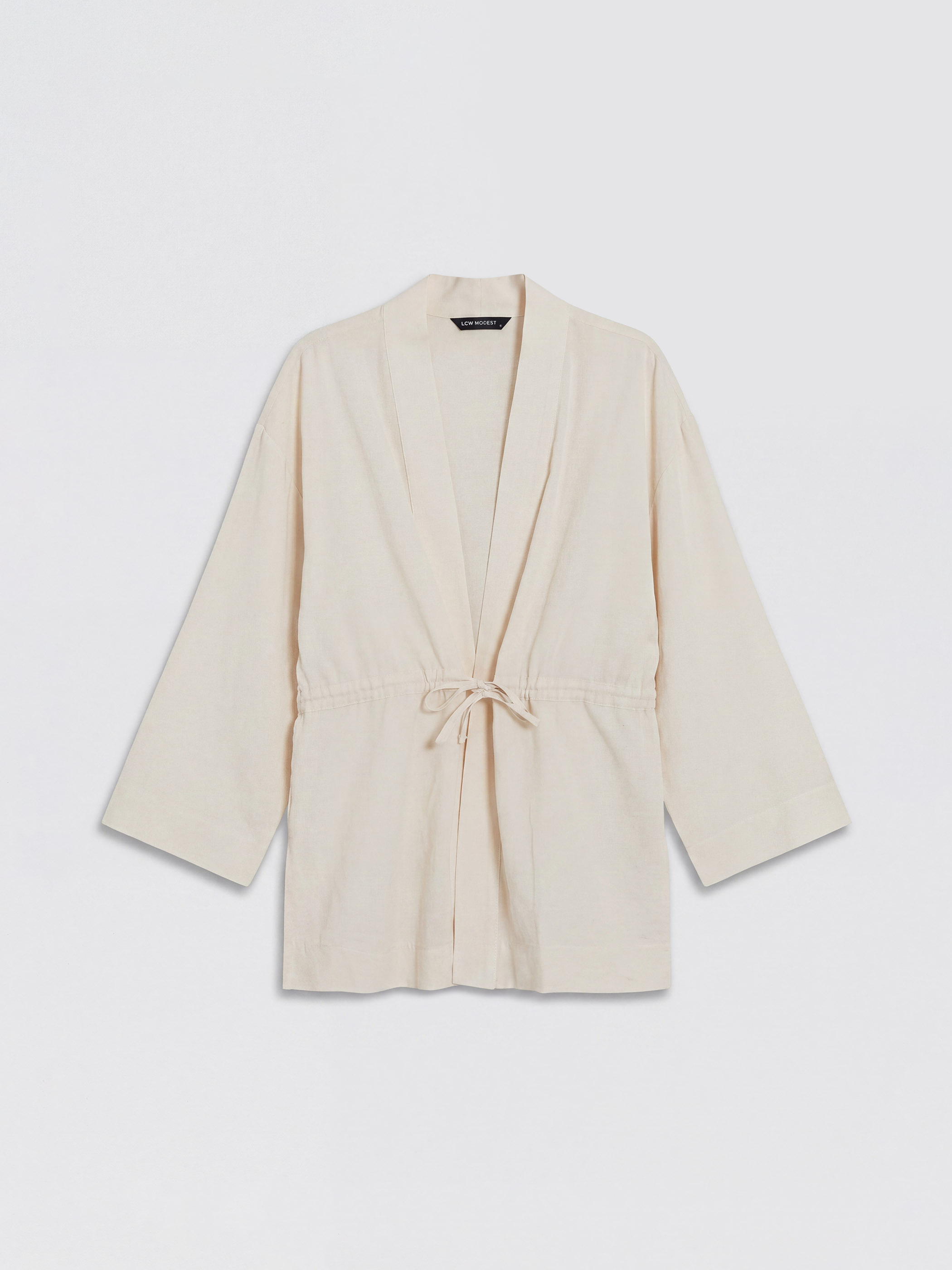 LCW Modest V Yaka Kadın Kimono görsel 5