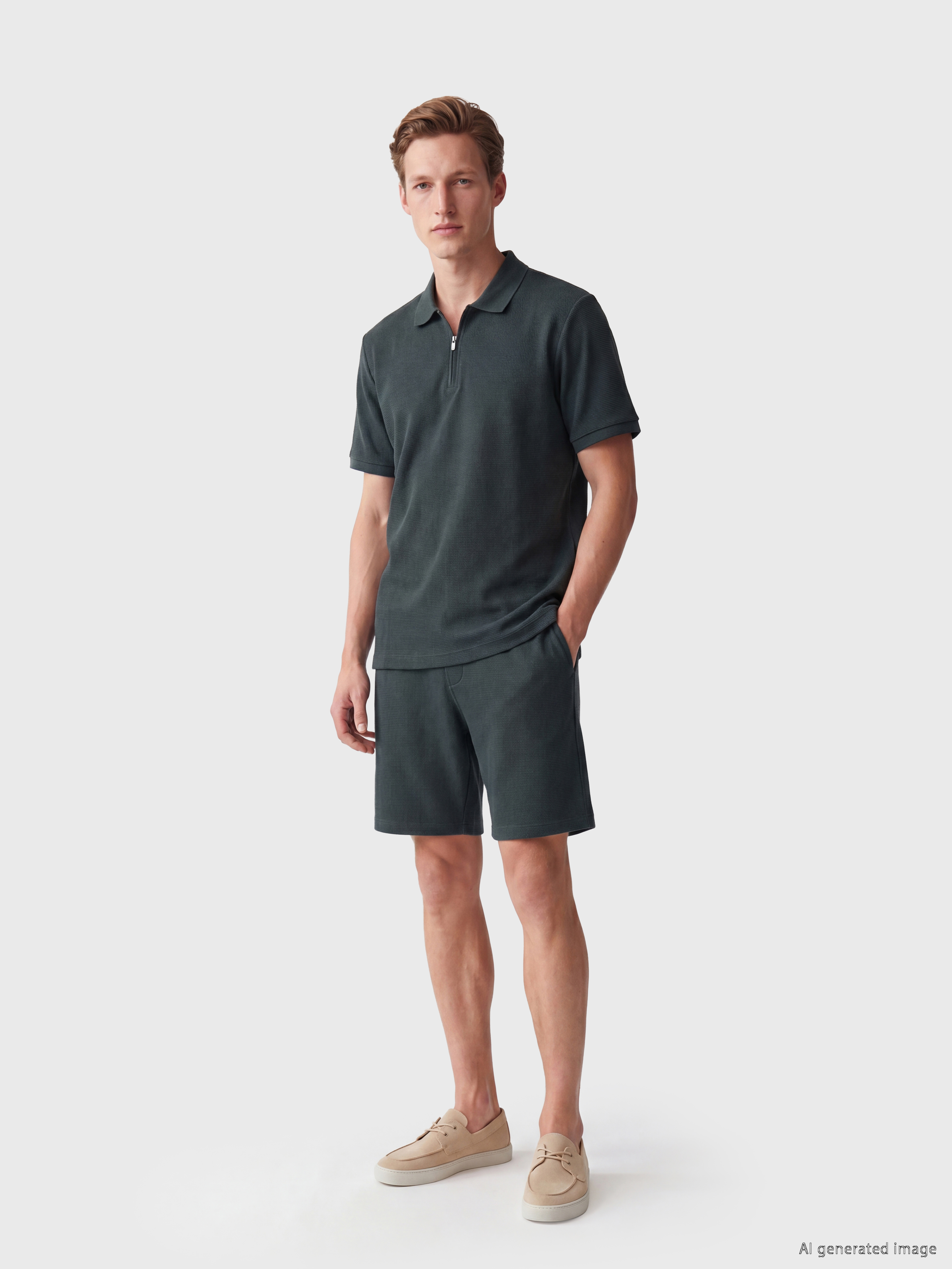 SOUTHBLUE Polo Yaka Dokulu Erkek Tişört görsel 2