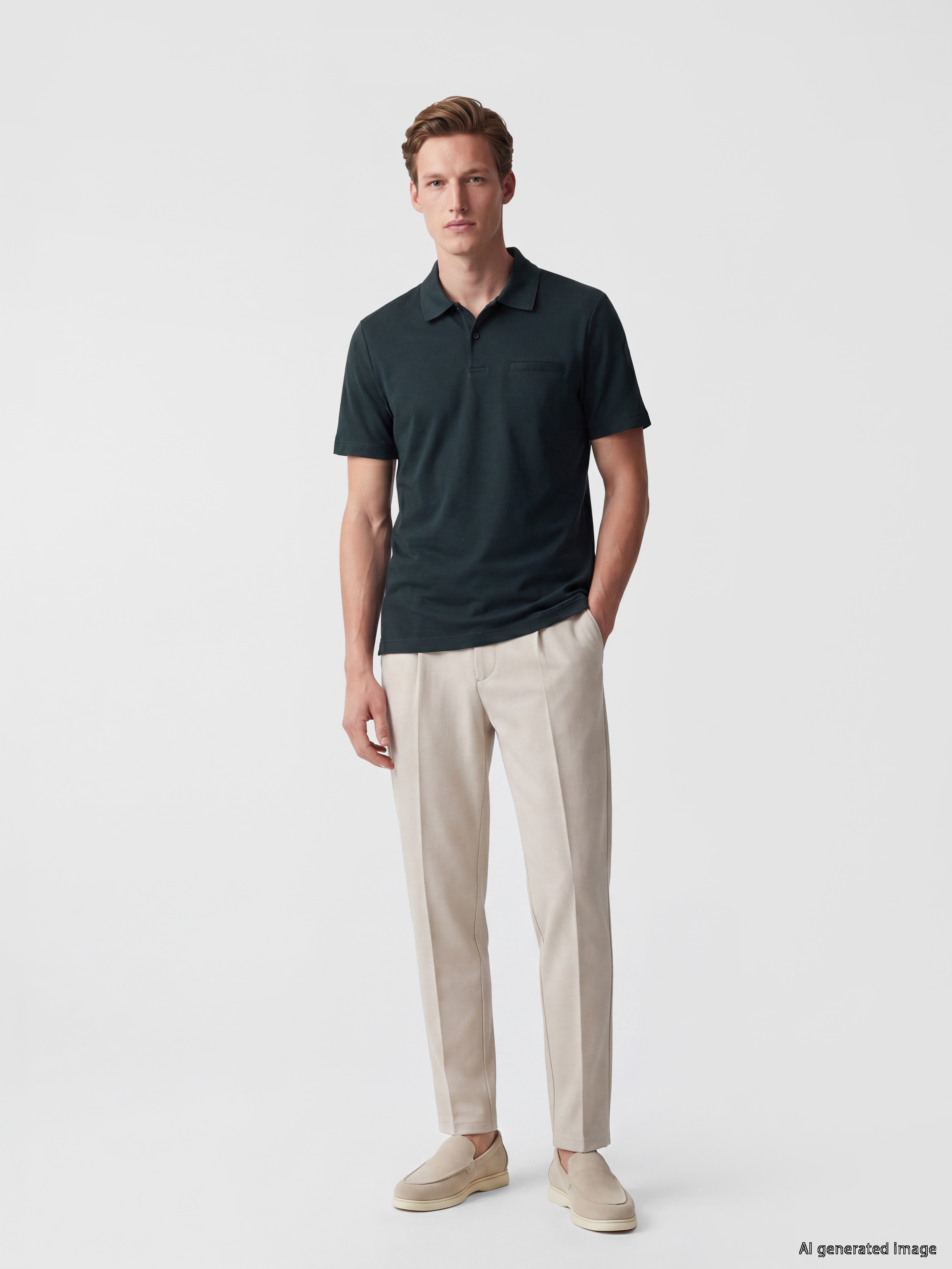 SOUTHBLUE Polo Yaka Erkek Tişört görsel 2