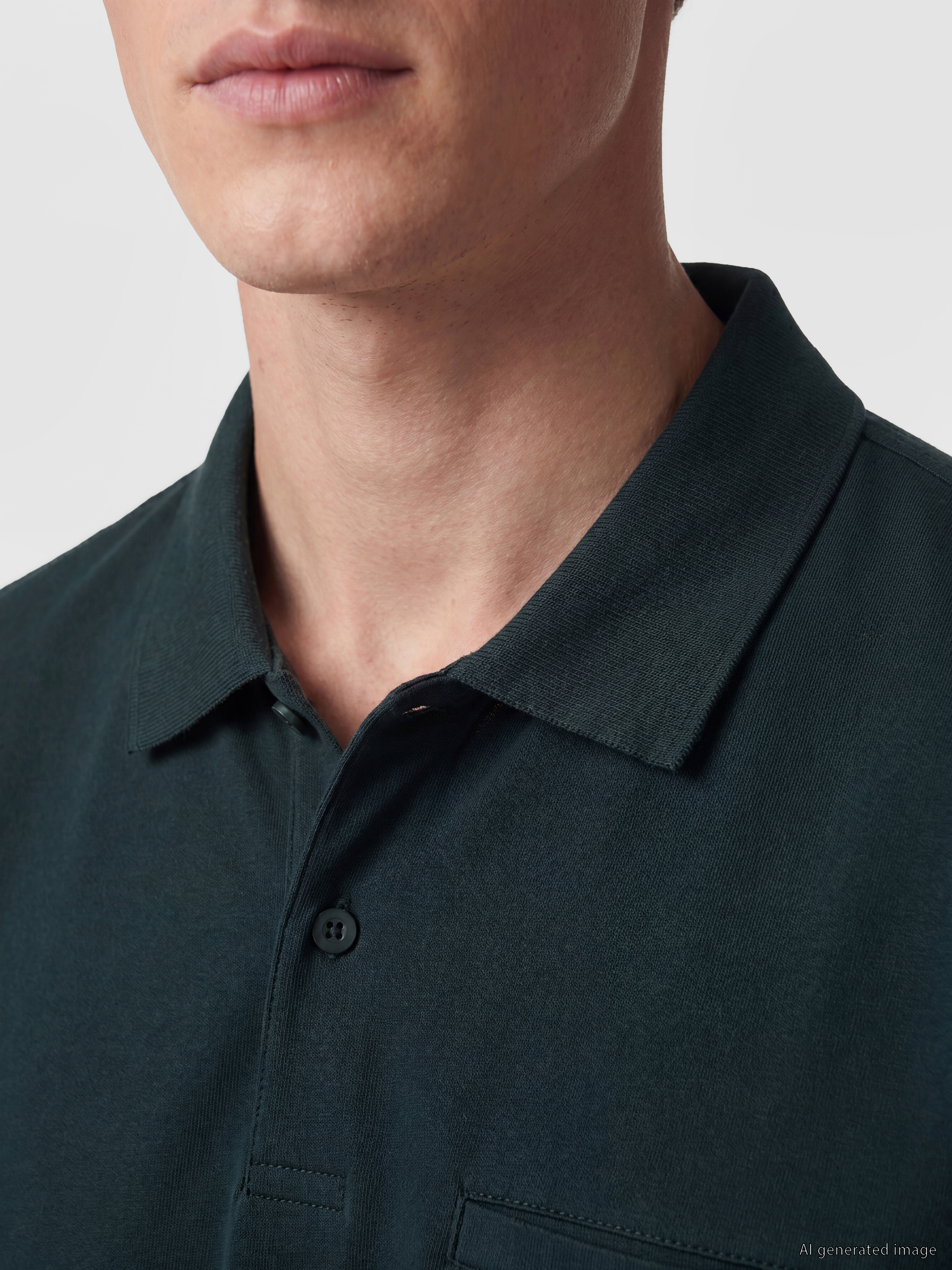 SOUTHBLUE Polo Yaka Erkek Tişört görsel 3