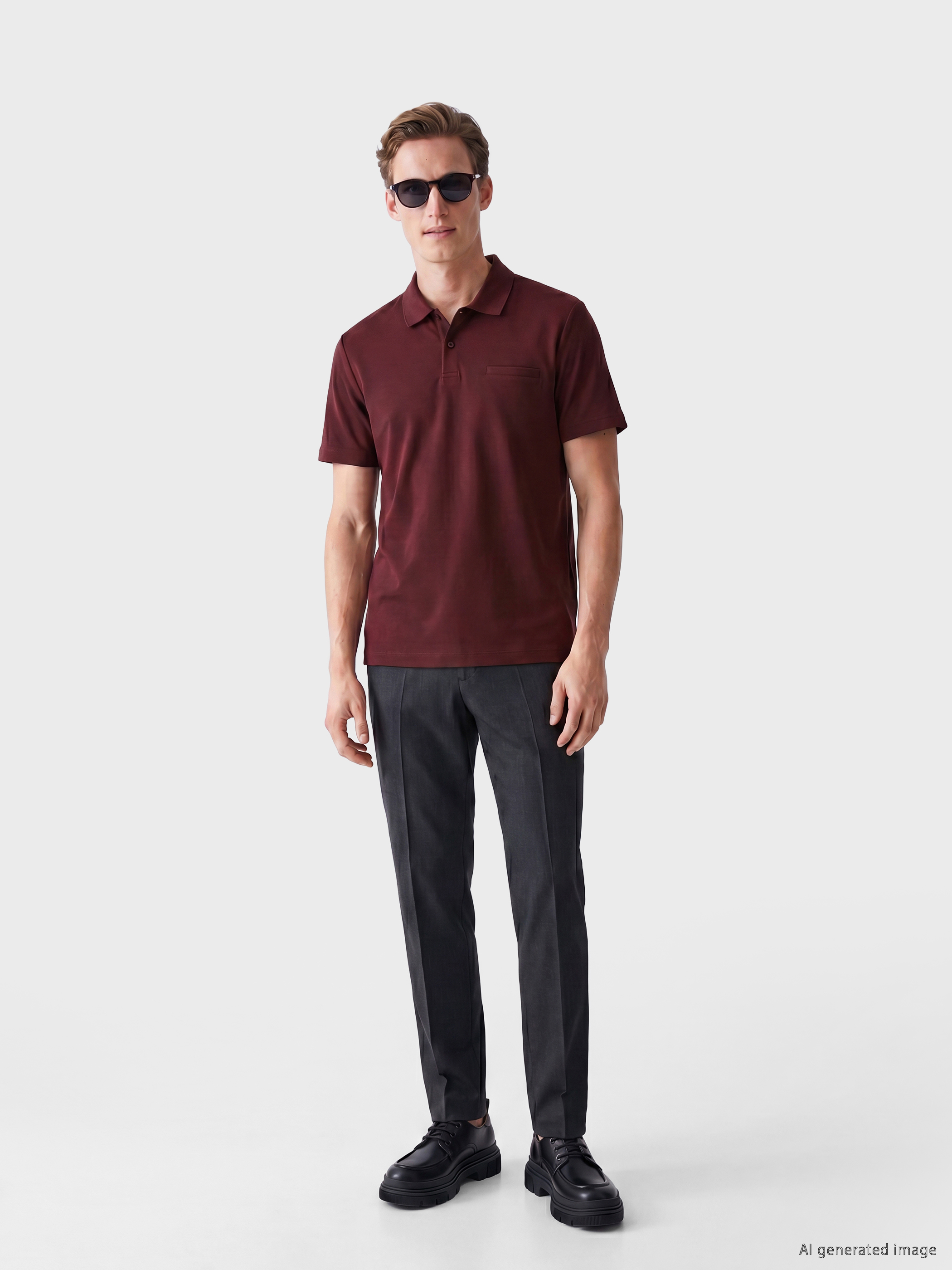SOUTHBLUE Polo Yaka Erkek Tişört görsel 2