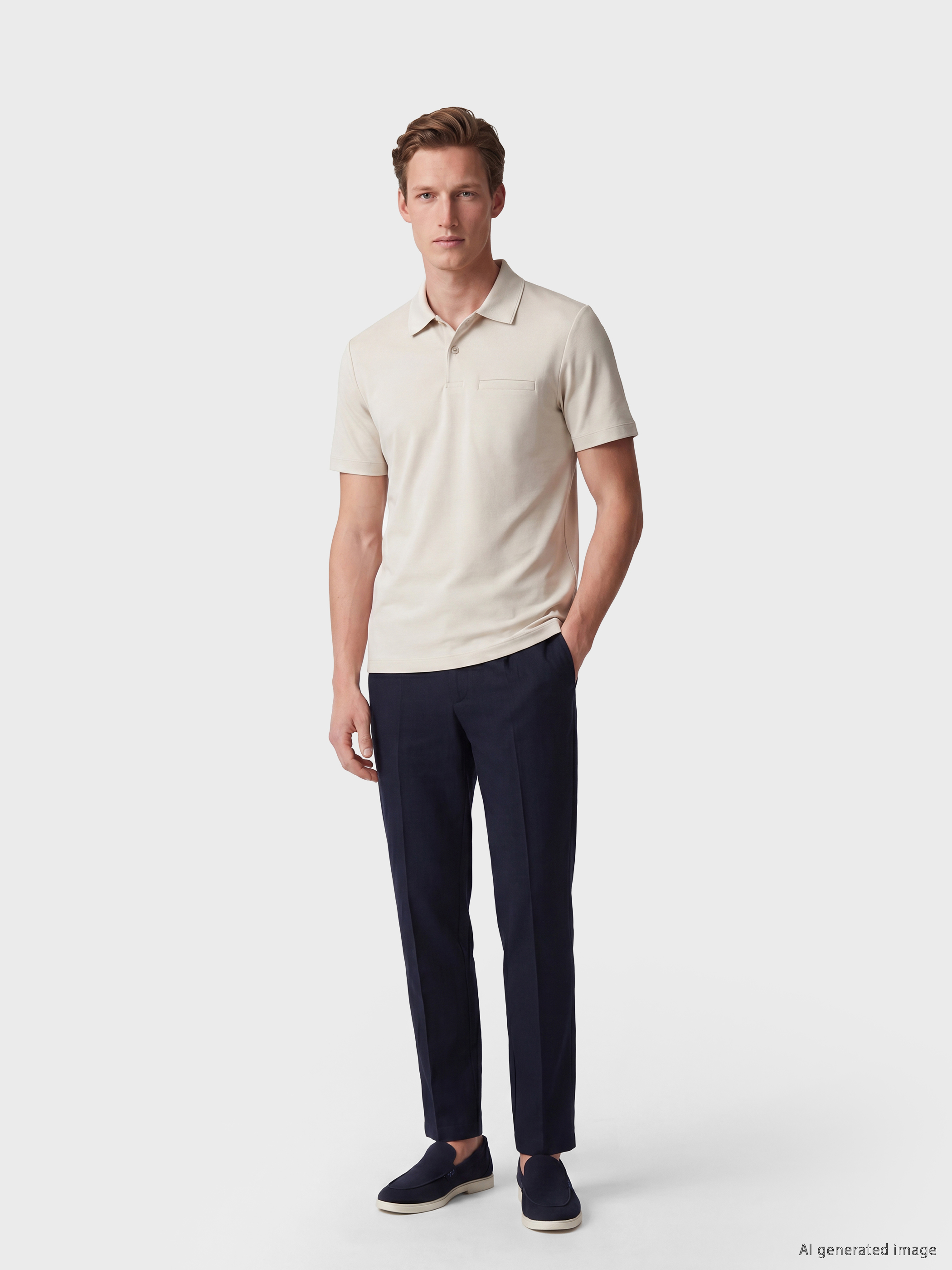 SOUTHBLUE Polo Yaka Erkek Tişört görsel 2