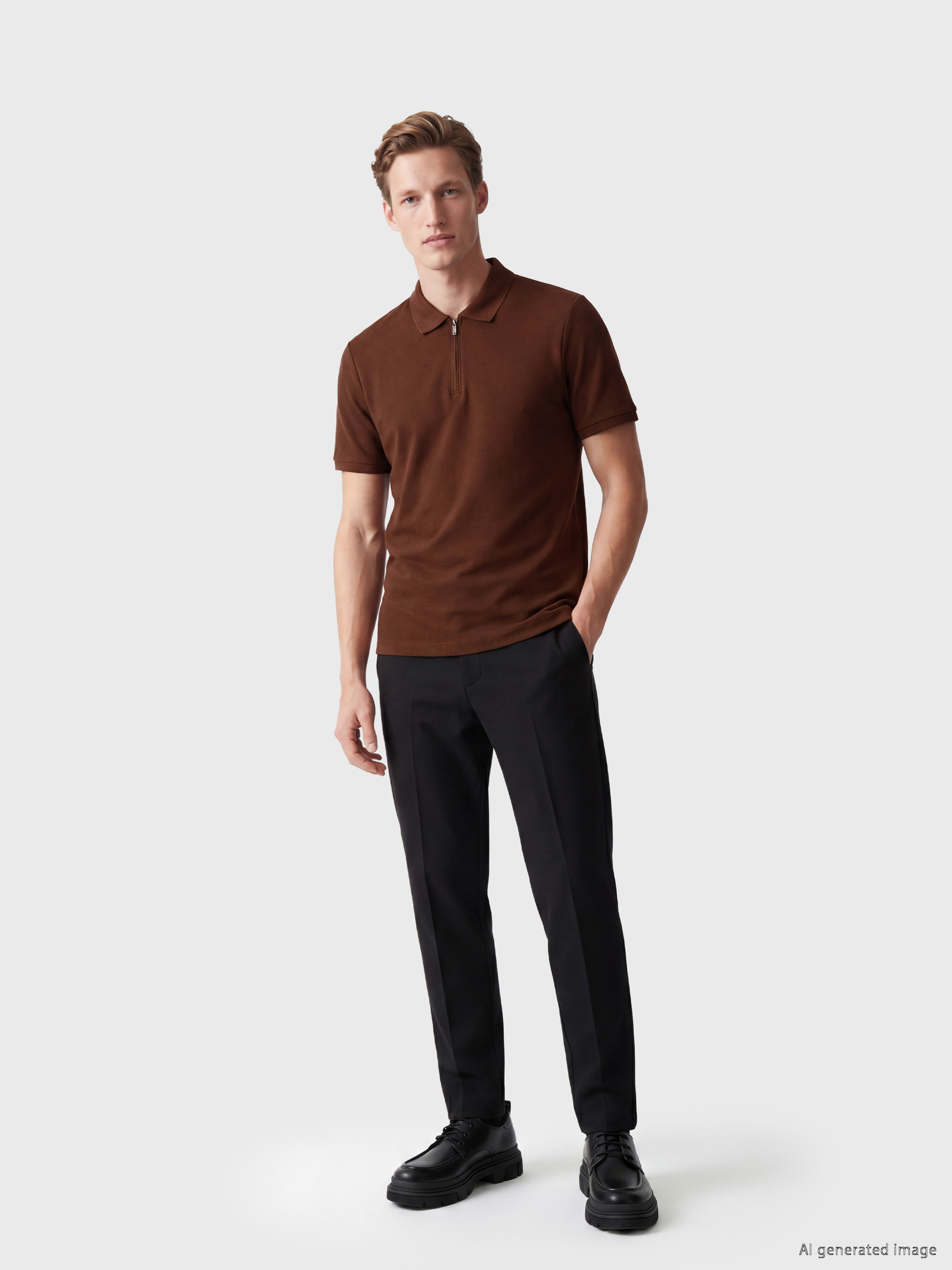 SOUTHBLUE Polo Yaka Erkek Tişört görsel 2