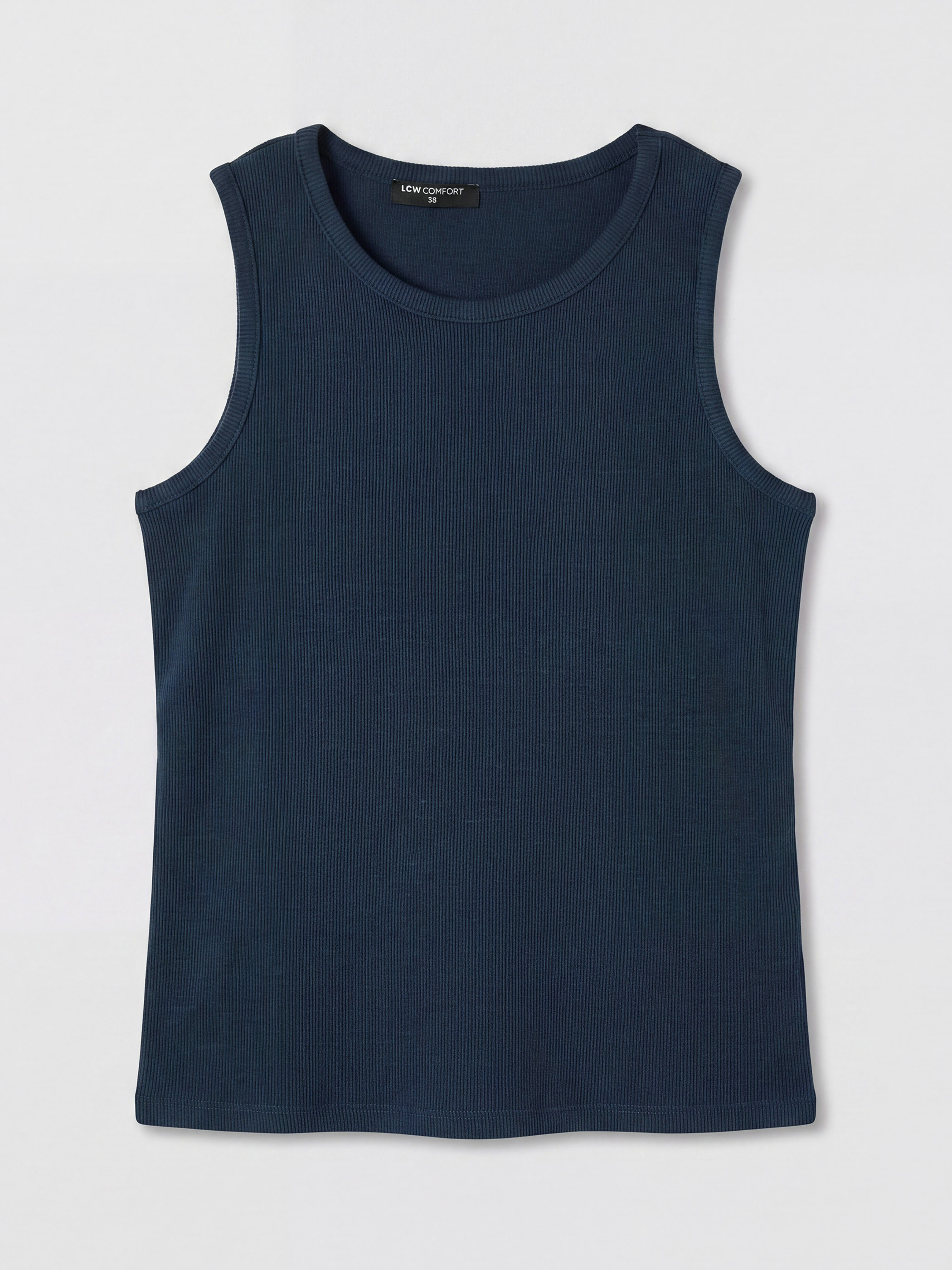 LCW Comfort Bisiklet Yaka Kadın Atlet görsel 6