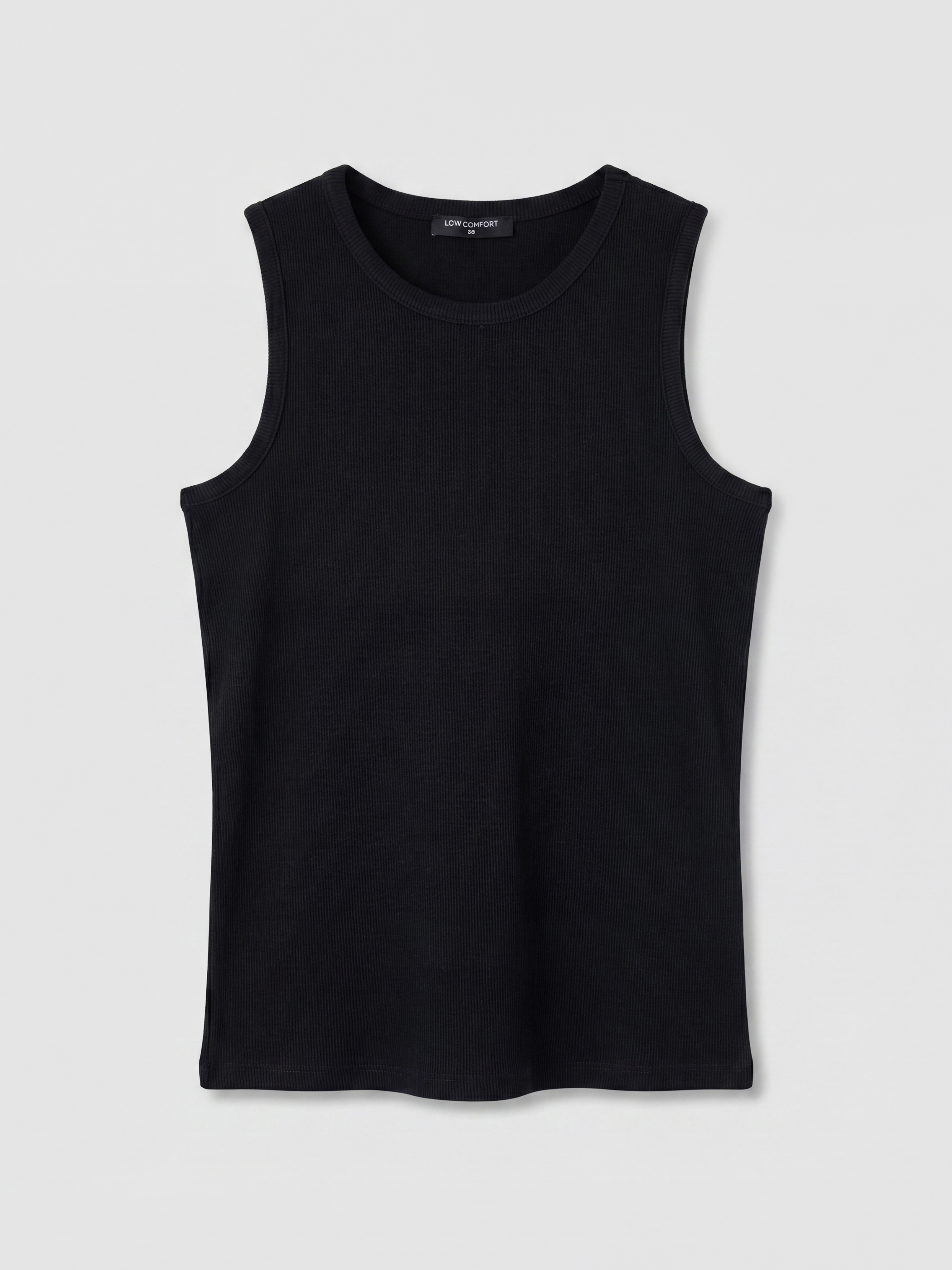 LCW Comfort Bisiklet Yaka Kadın Atlet görsel 5