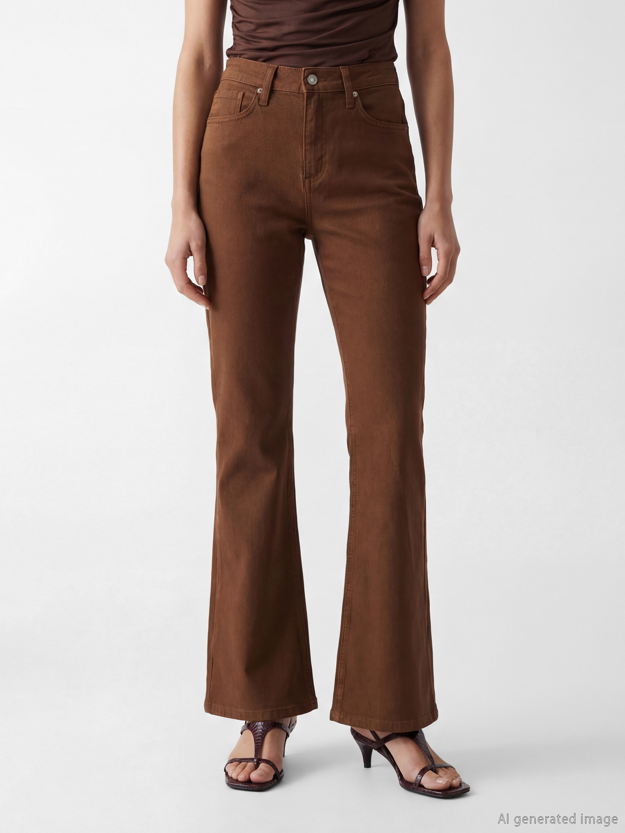 LCW Jeans Flare Kadın Jean Pantolon görsel 2