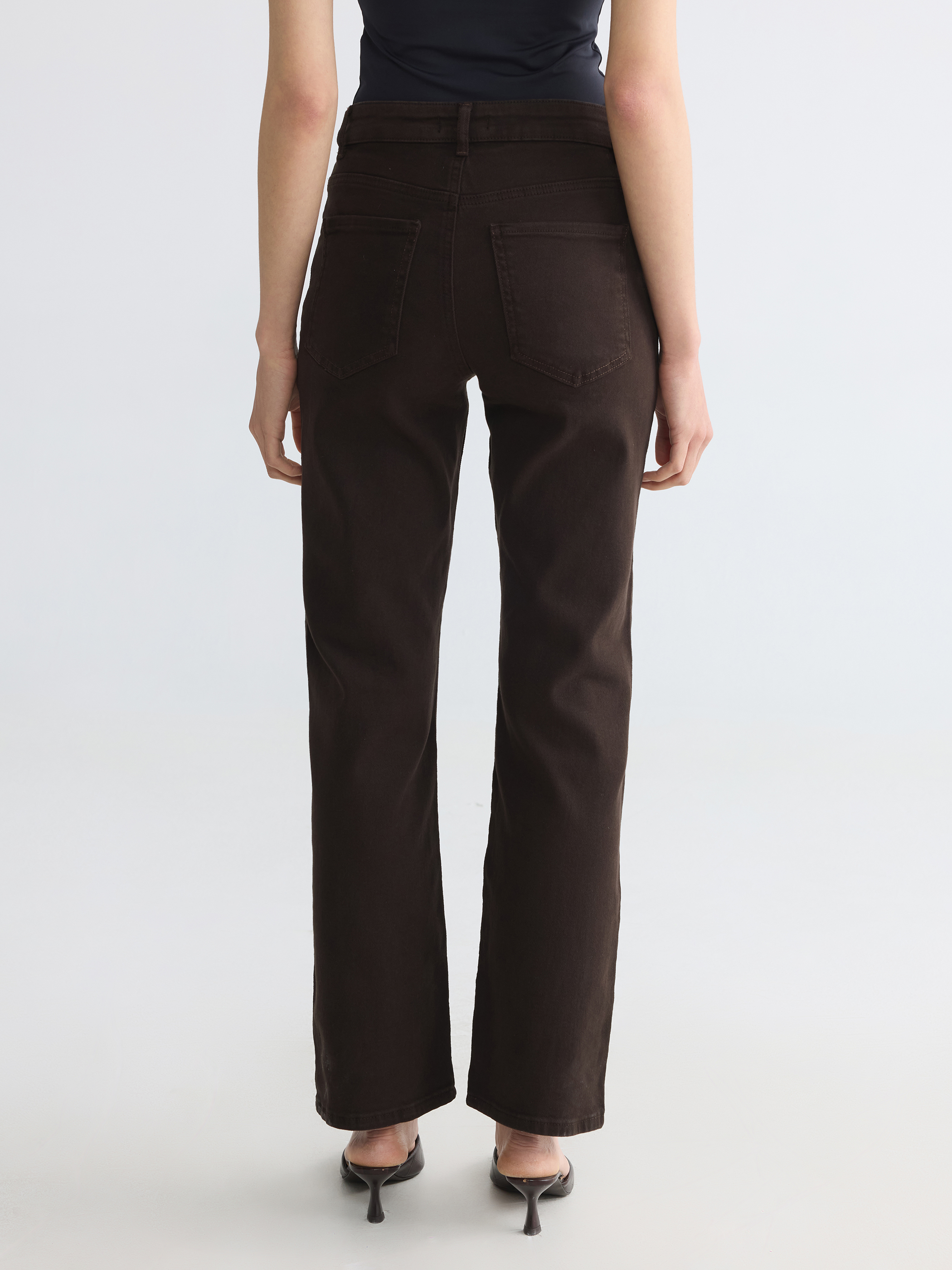 LCWAIKIKI Classic Straight Fit Kadın Jean Pantolon görsel 4