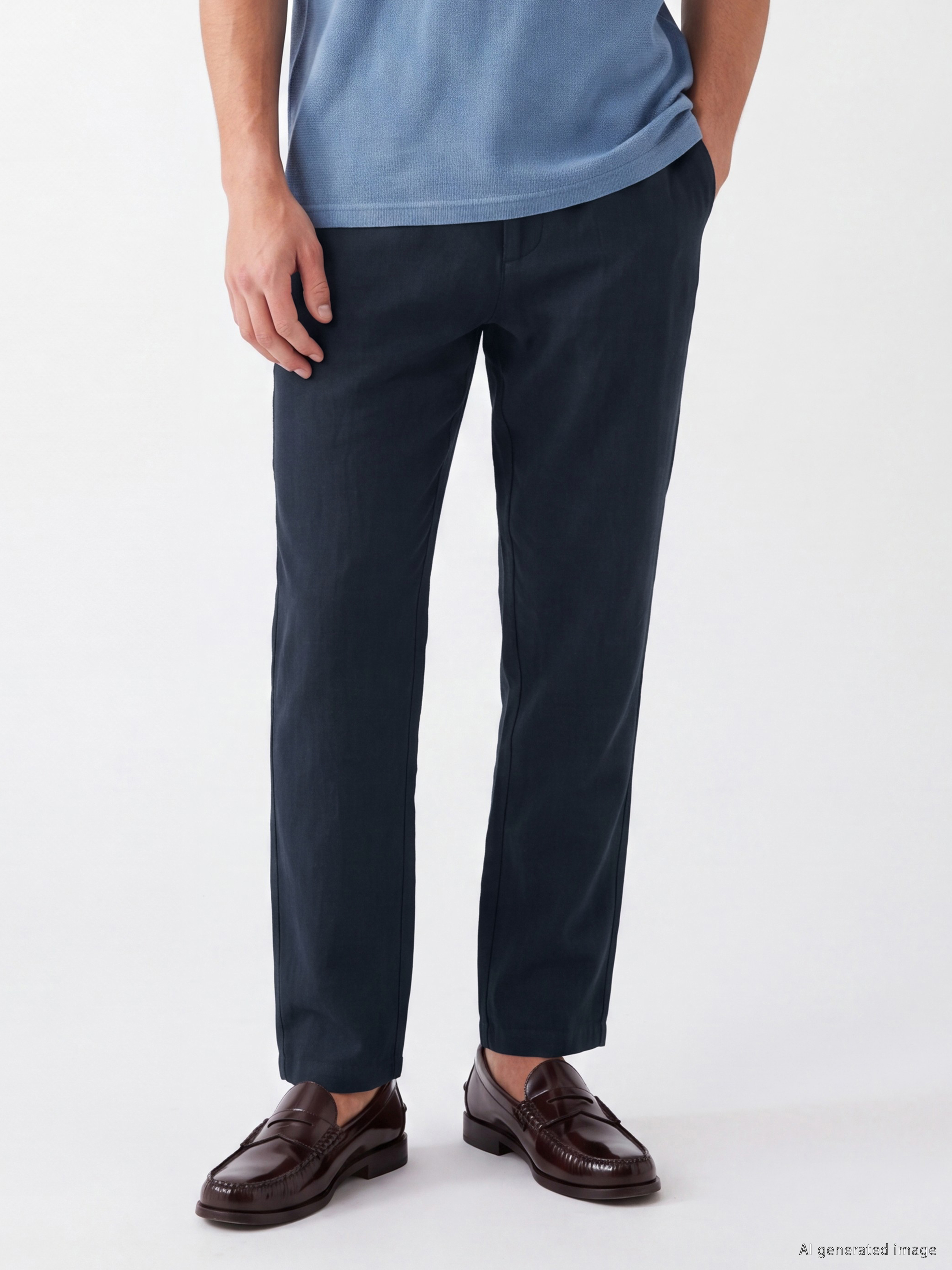 LCW Vision Regular Fit Keten Karışımlı Erkek Pantolon