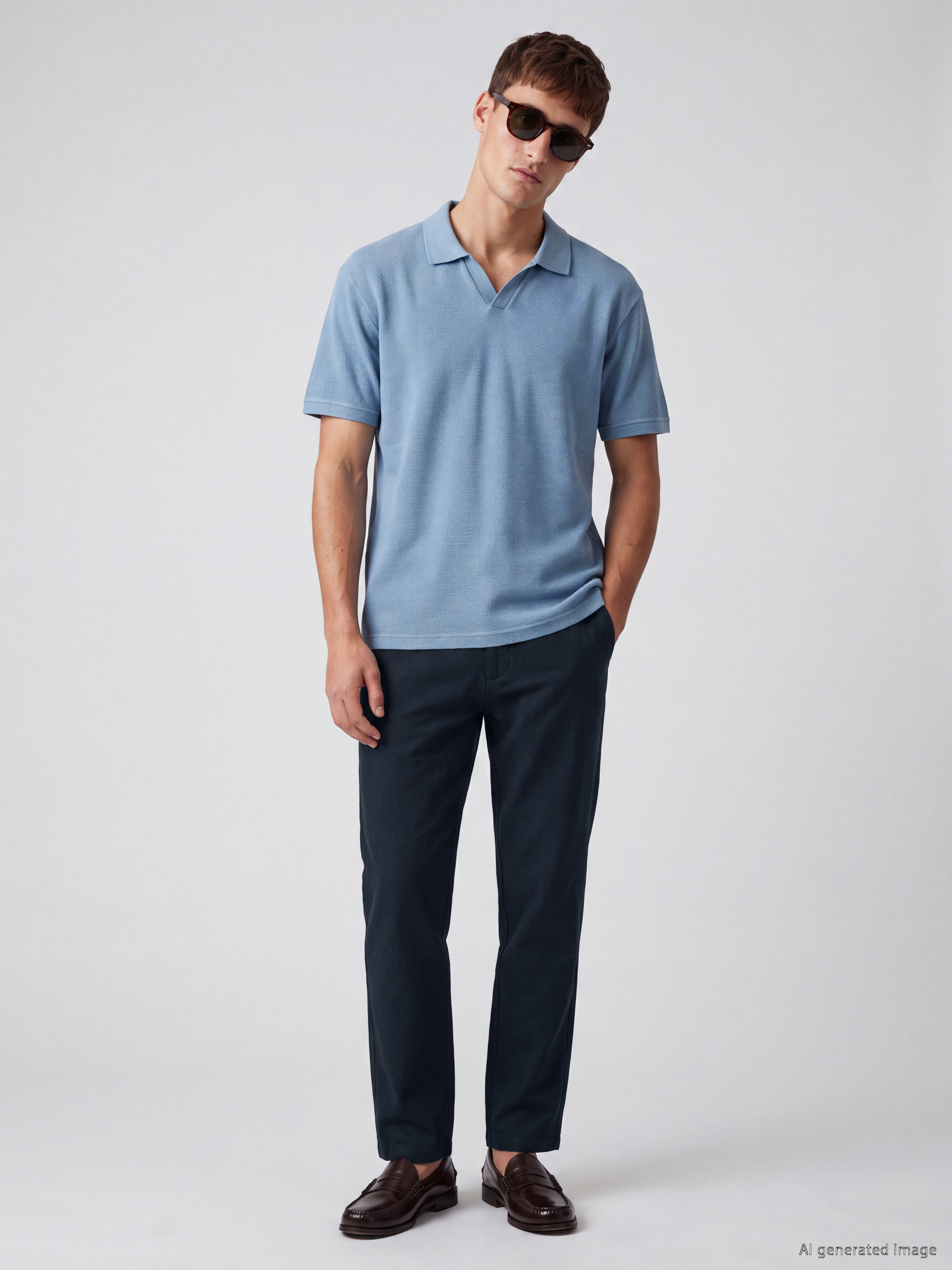 LCW Vision Regular Fit Keten Karışımlı Erkek Pantolon görsel 2