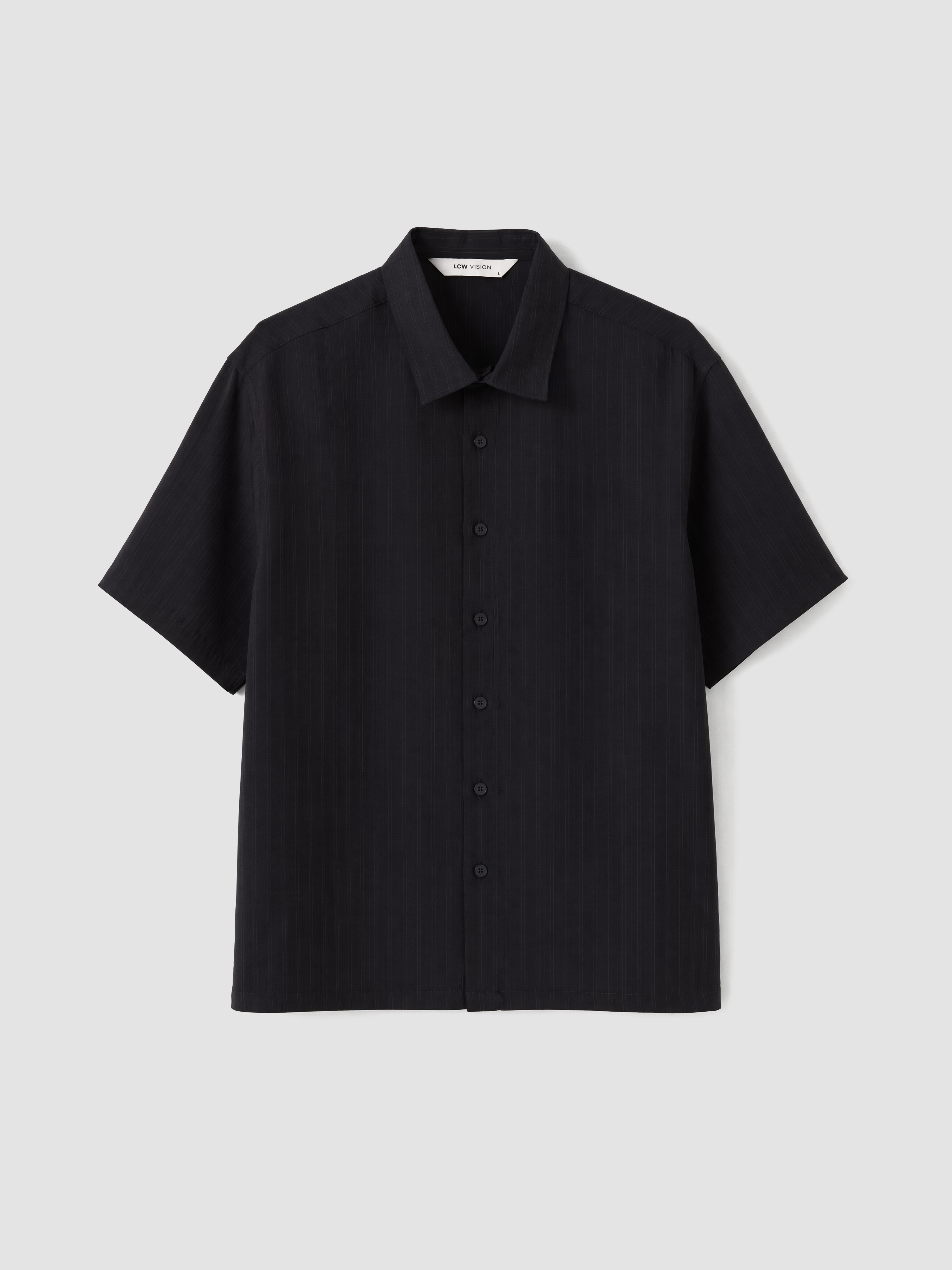 LCW Vision Regular Fit Çizgili Erkek Gömlek görsel 5