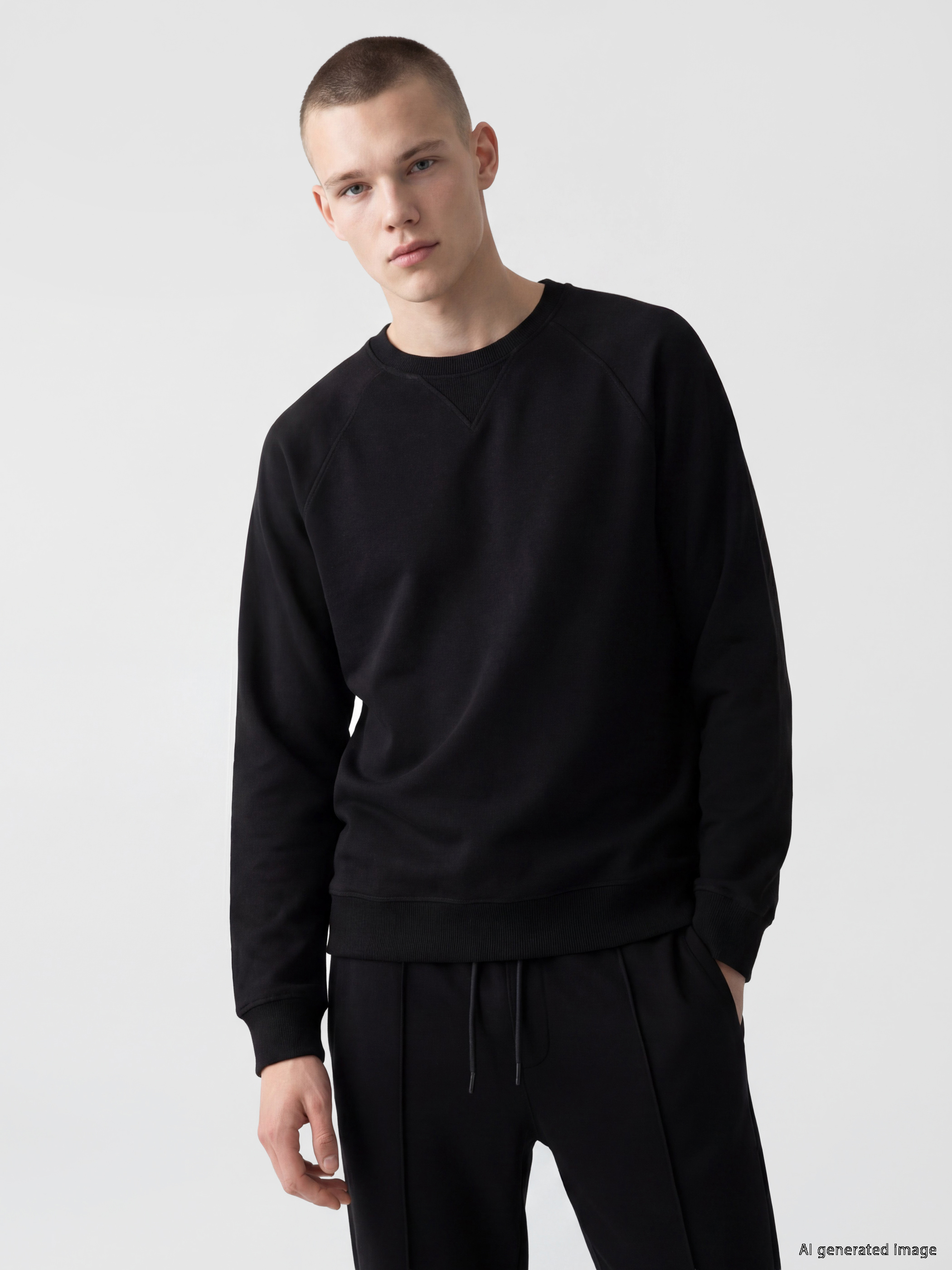 XSIDE Bisiklet Yaka Erkek Sweatshirt