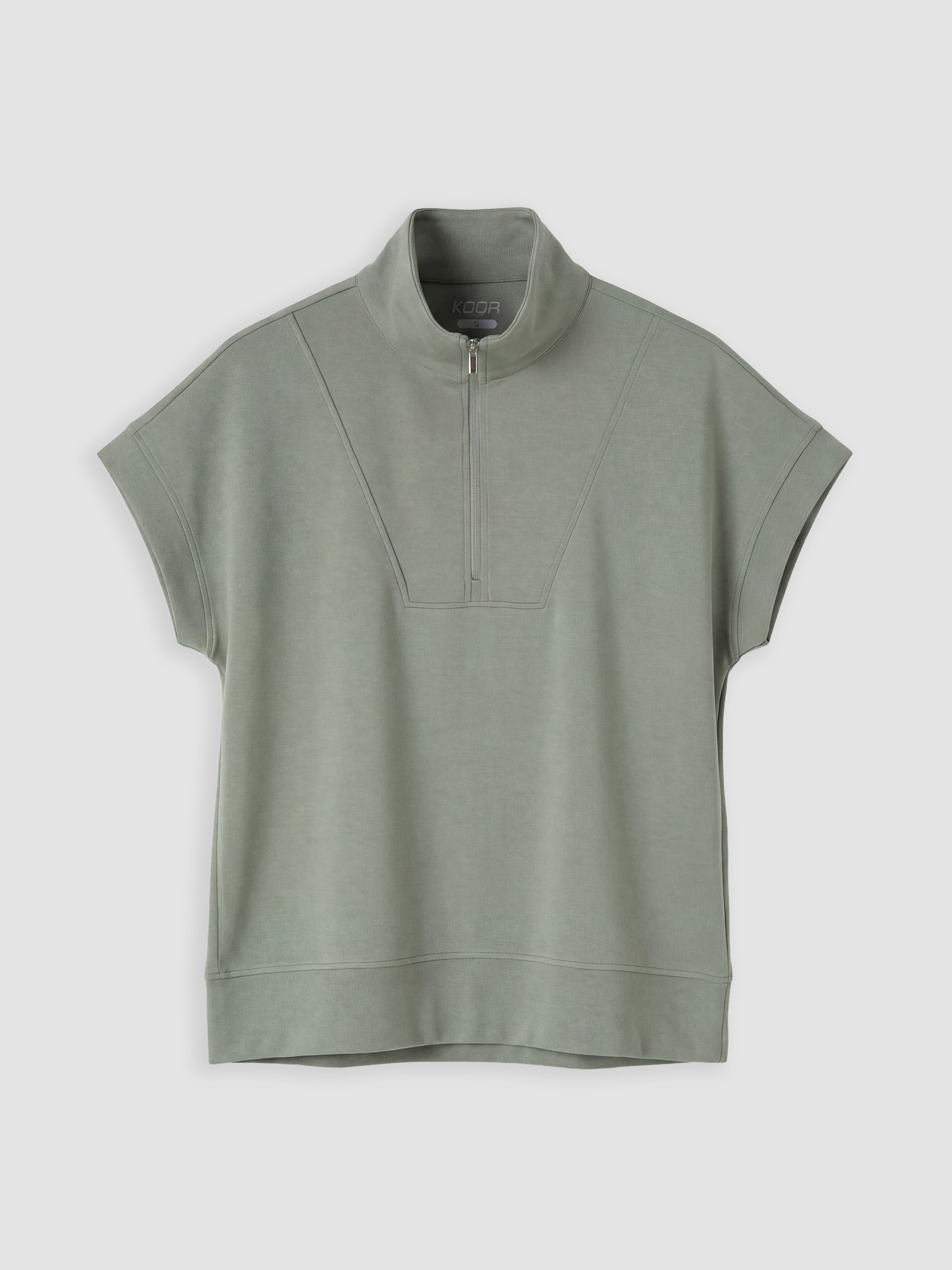 KOOR SPORT Oversize Soft Touch Kadın Spor Tişört görsel 5