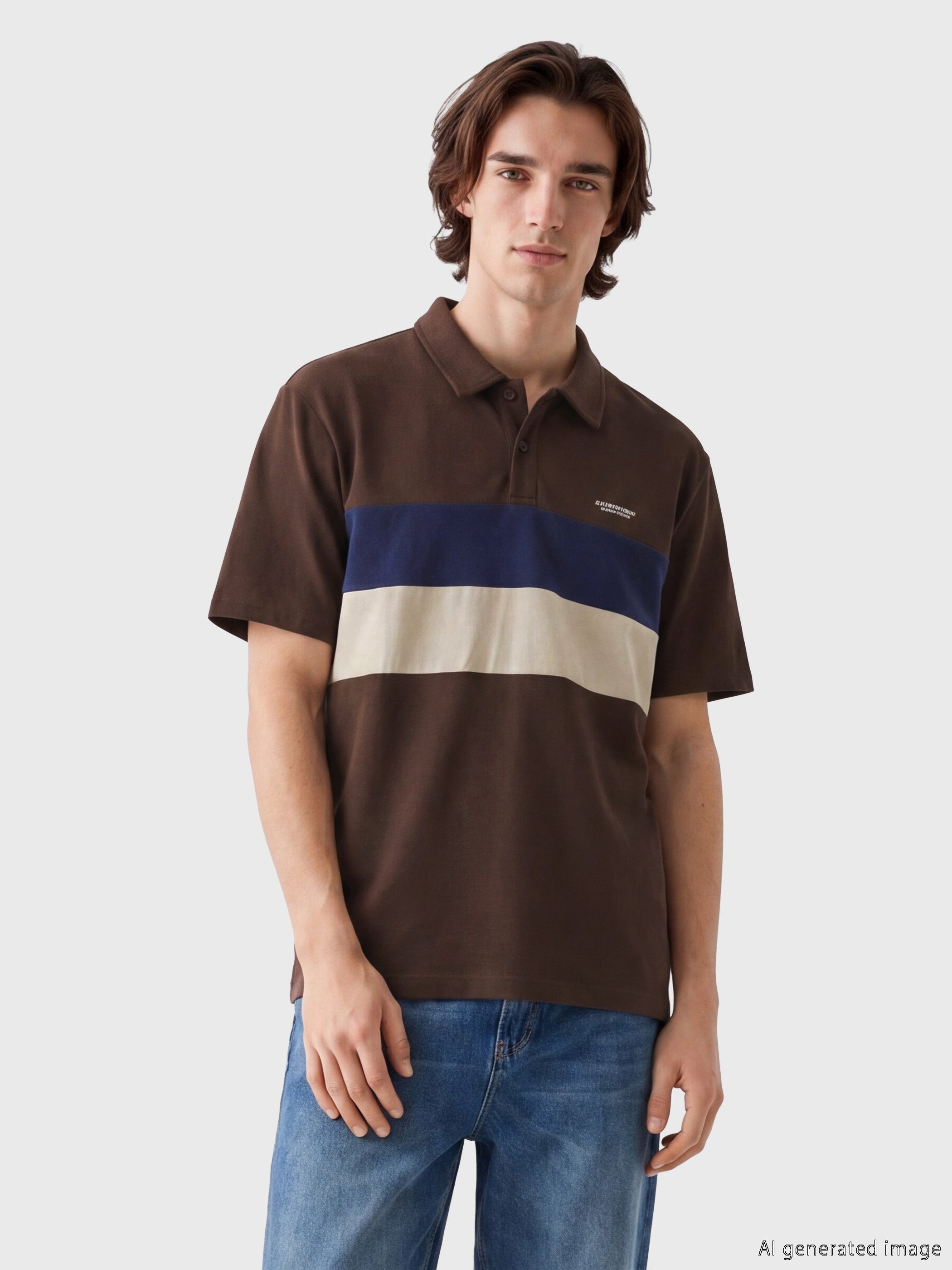 XSIDE Polo Yaka Penye Erkek Tişört