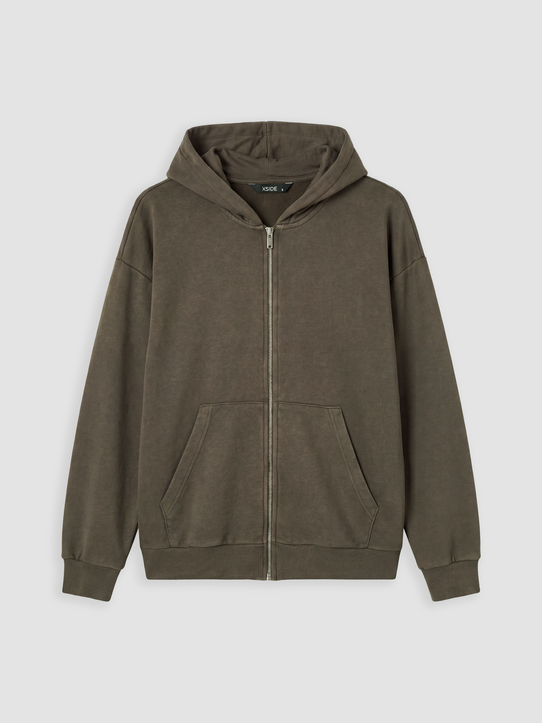 XSIDE Kapüşonlu Erkek Fermuarlı Sweatshirt görsel 5