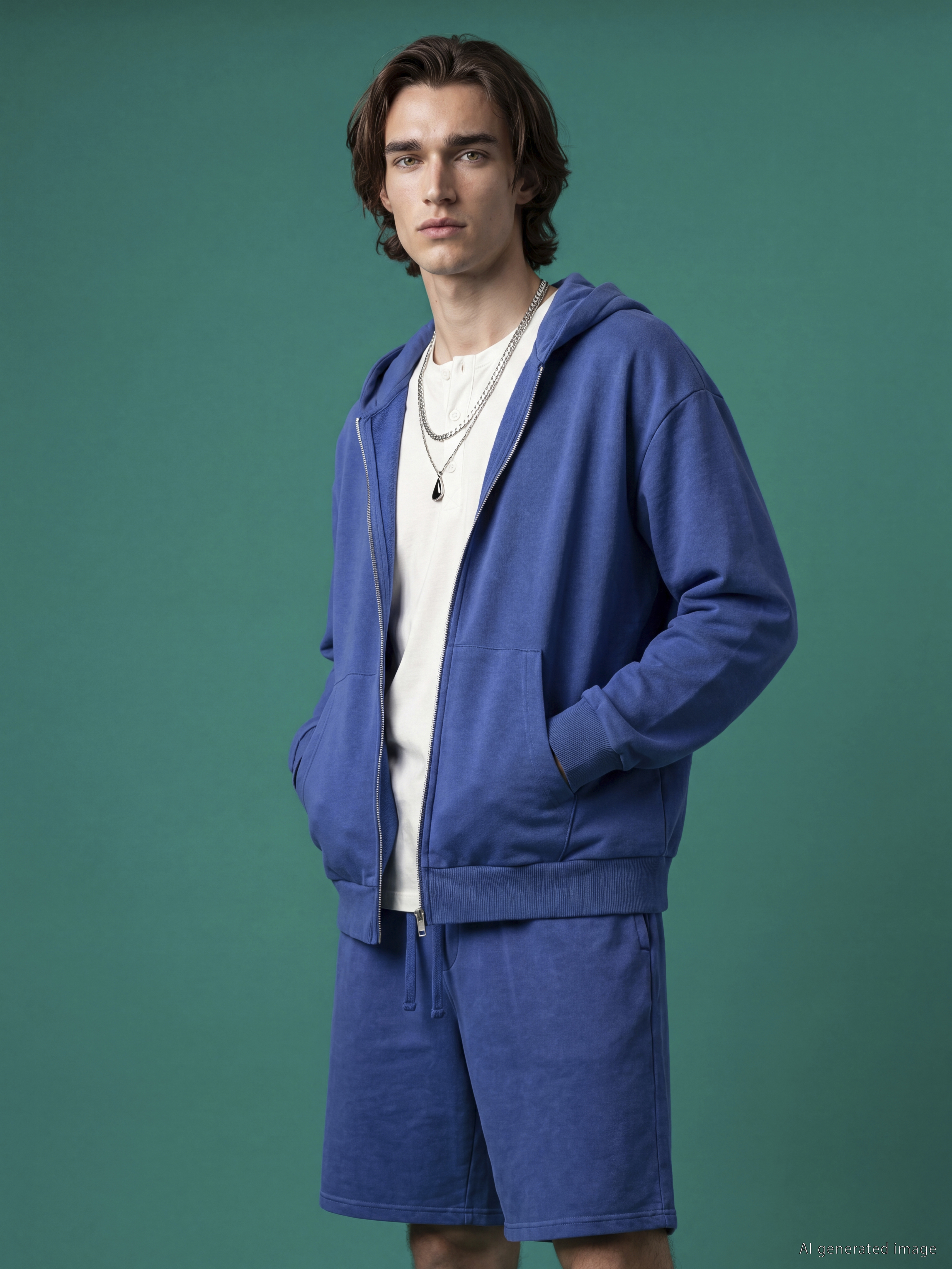 XSIDE Kapüşonlu Erkek Fermuarlı Sweatshirt