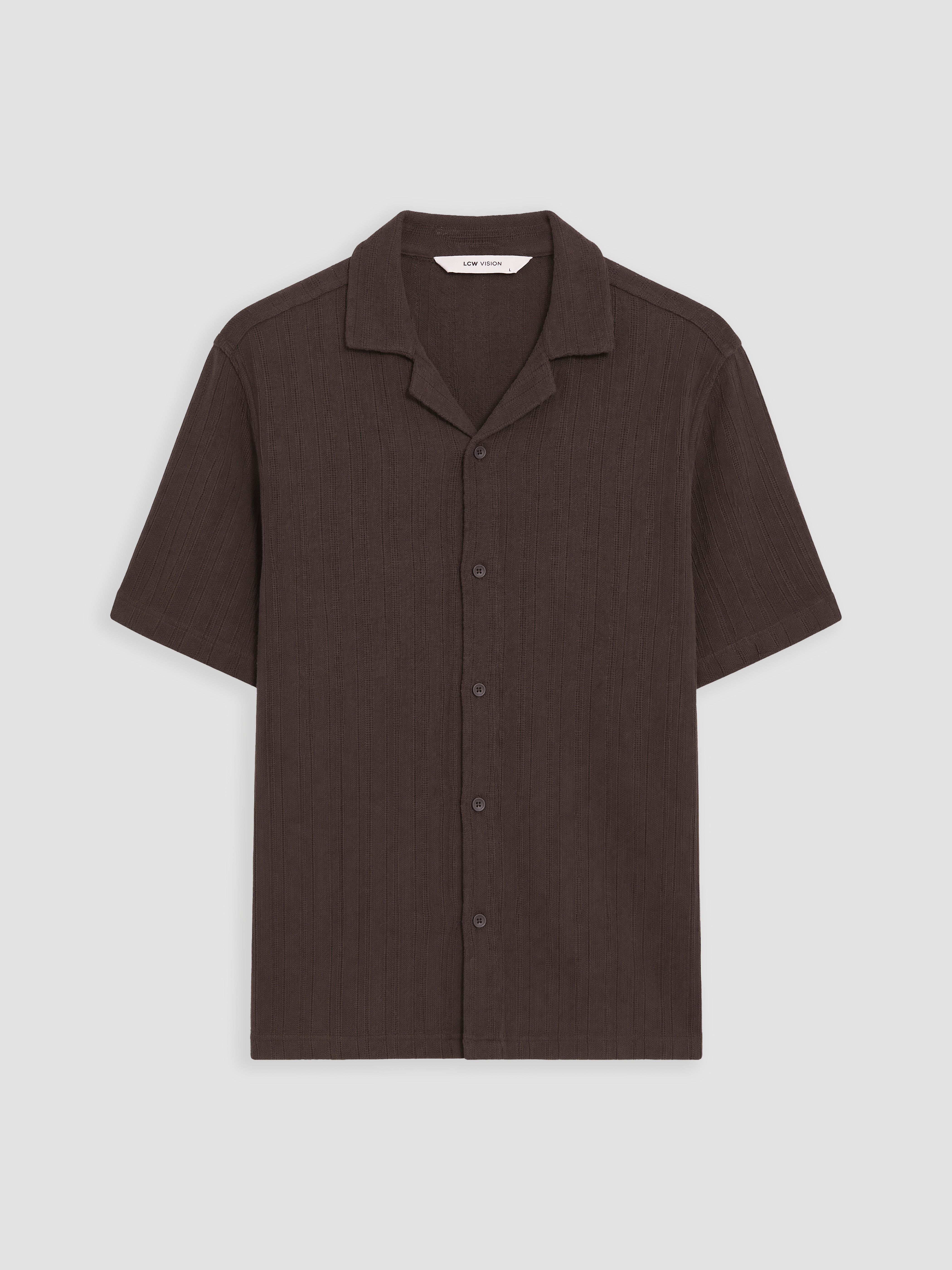 LCW Vision Regular Fit Armürlü Erkek Gömlek görsel 5