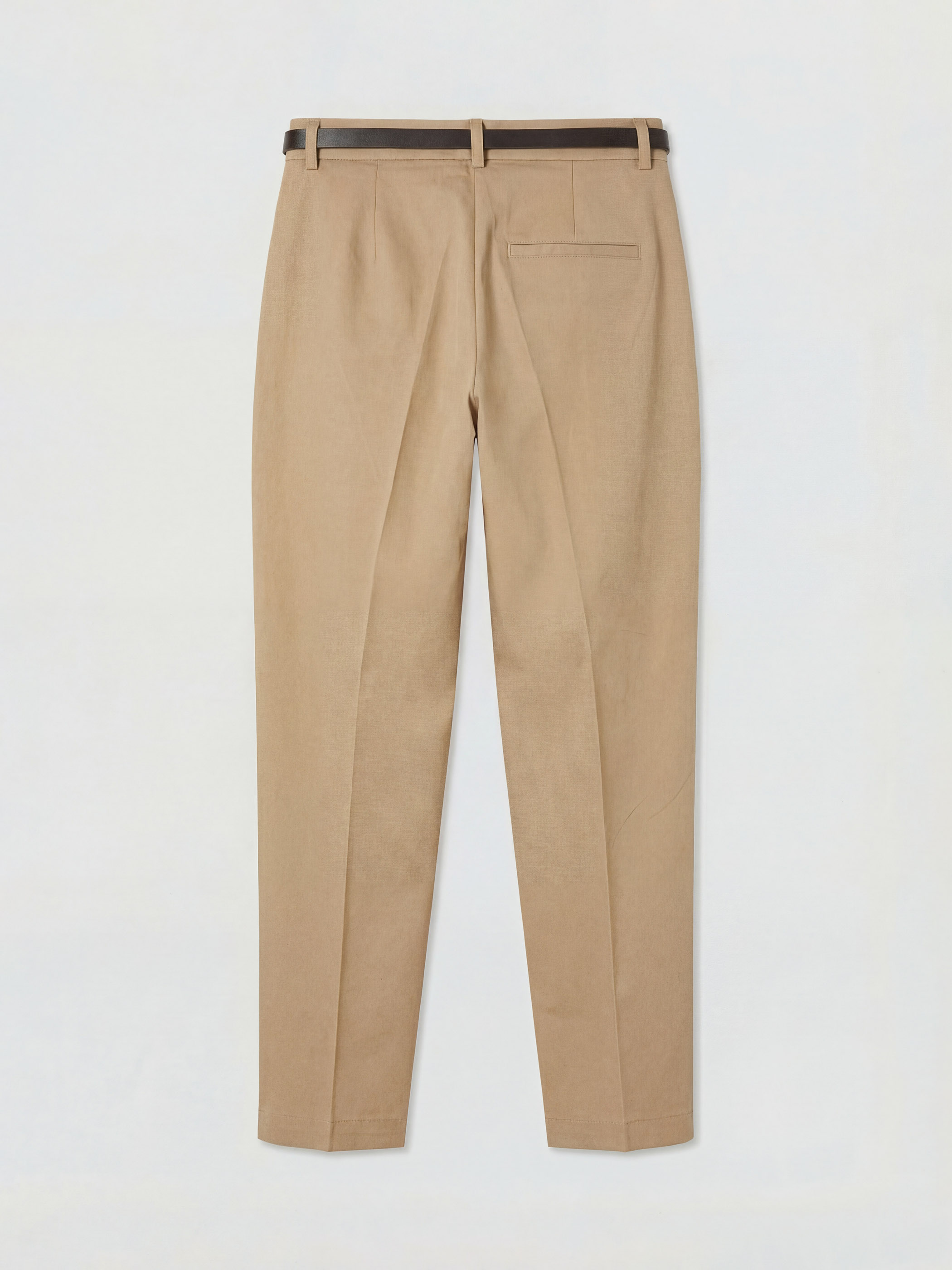 LCWAIKIKI Classic Beli Kemerli Gabardin Kadın Pantolon görsel 6