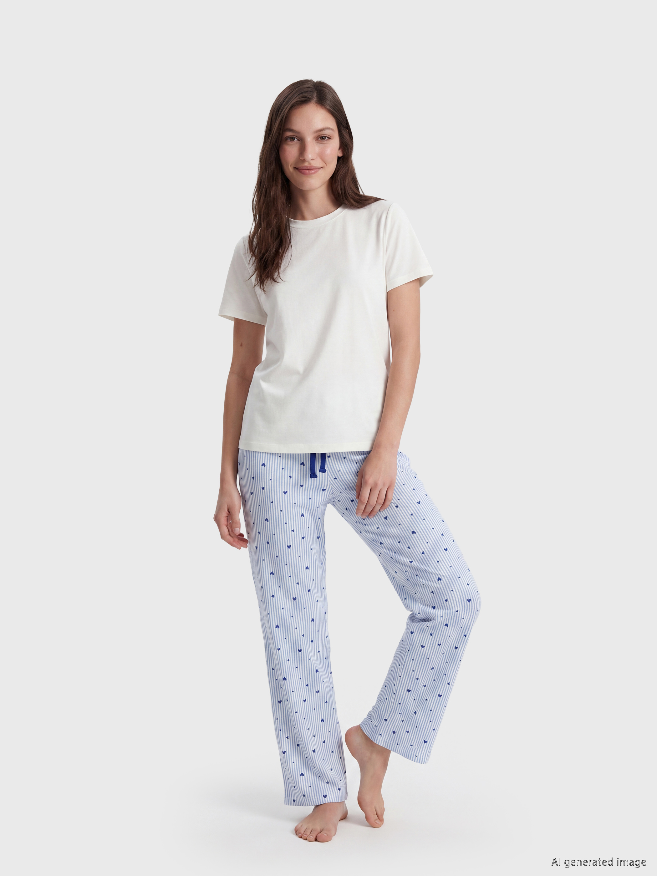 LCW DREAM Kalp Baskılı Kadın Pijama Altı