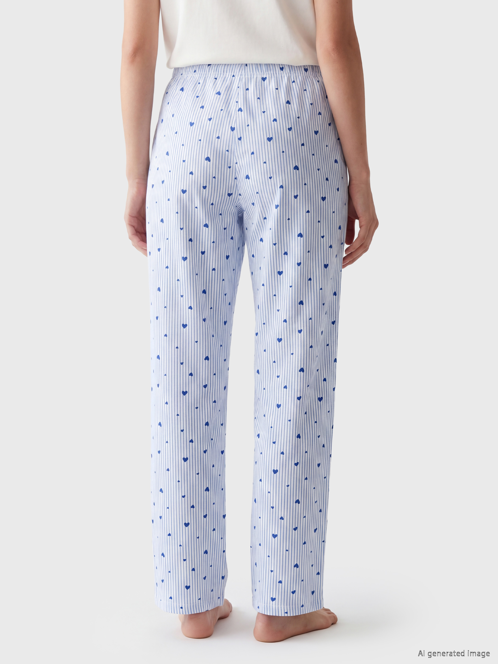LCW DREAM Kalp Baskılı Kadın Pijama Altı görsel 4