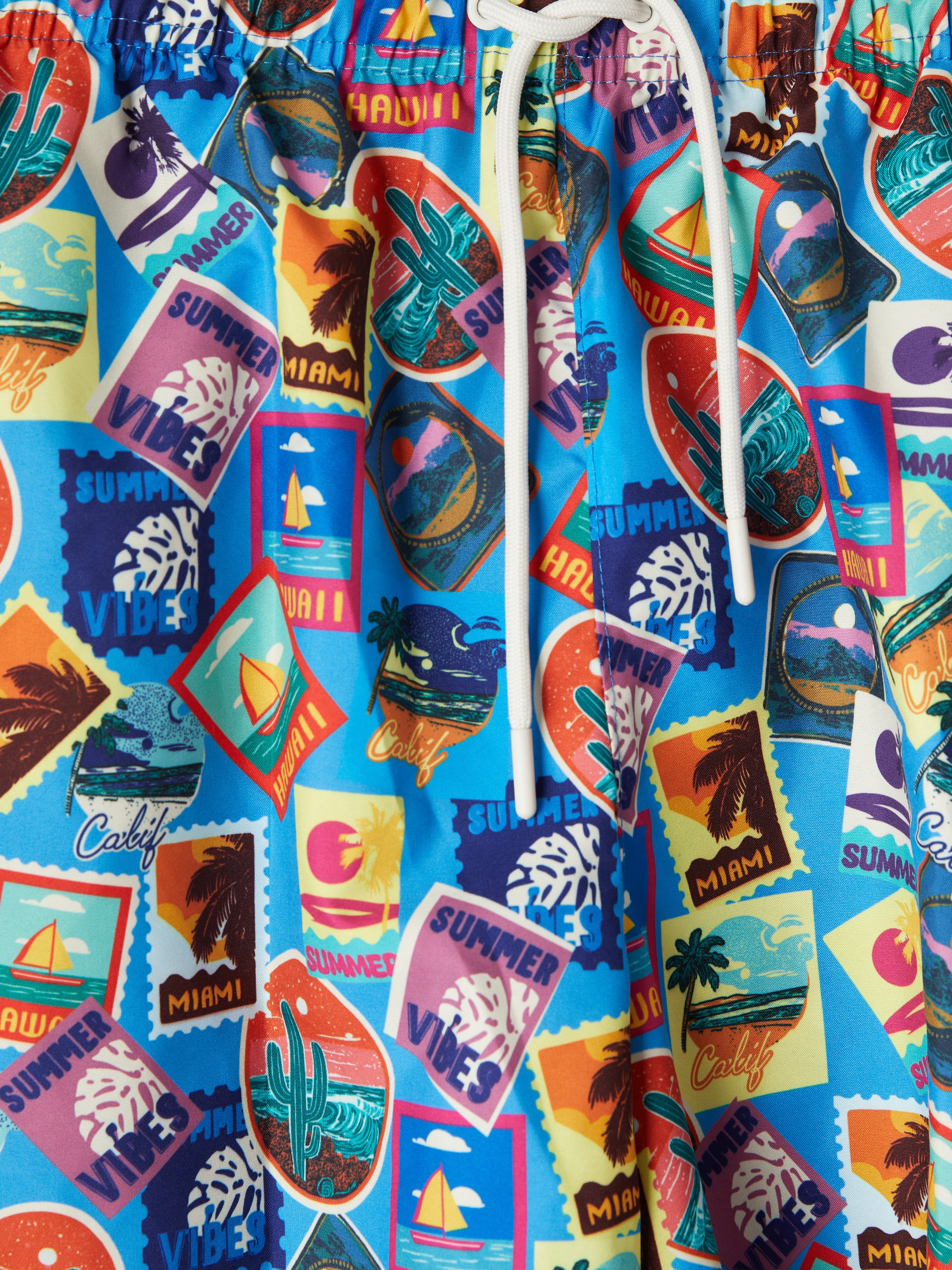 LCW SWIMWEAR Kısa Boy Desenli Erkek Deniz Şortu görsel 6
