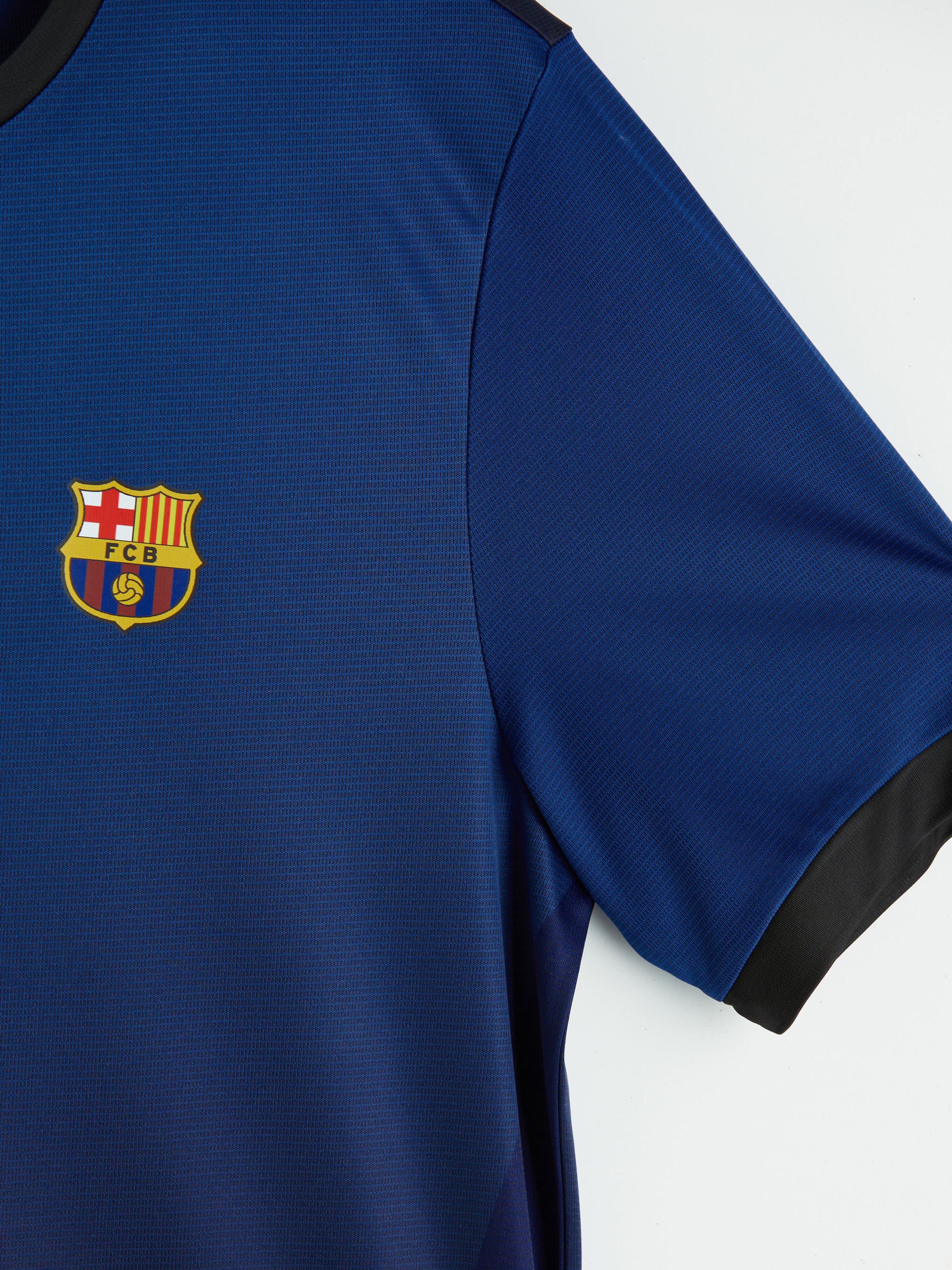 XSIDE ACTIVE Bisiklet Yaka FC Barcelona Baskılı Erkek Tişört görsel 8