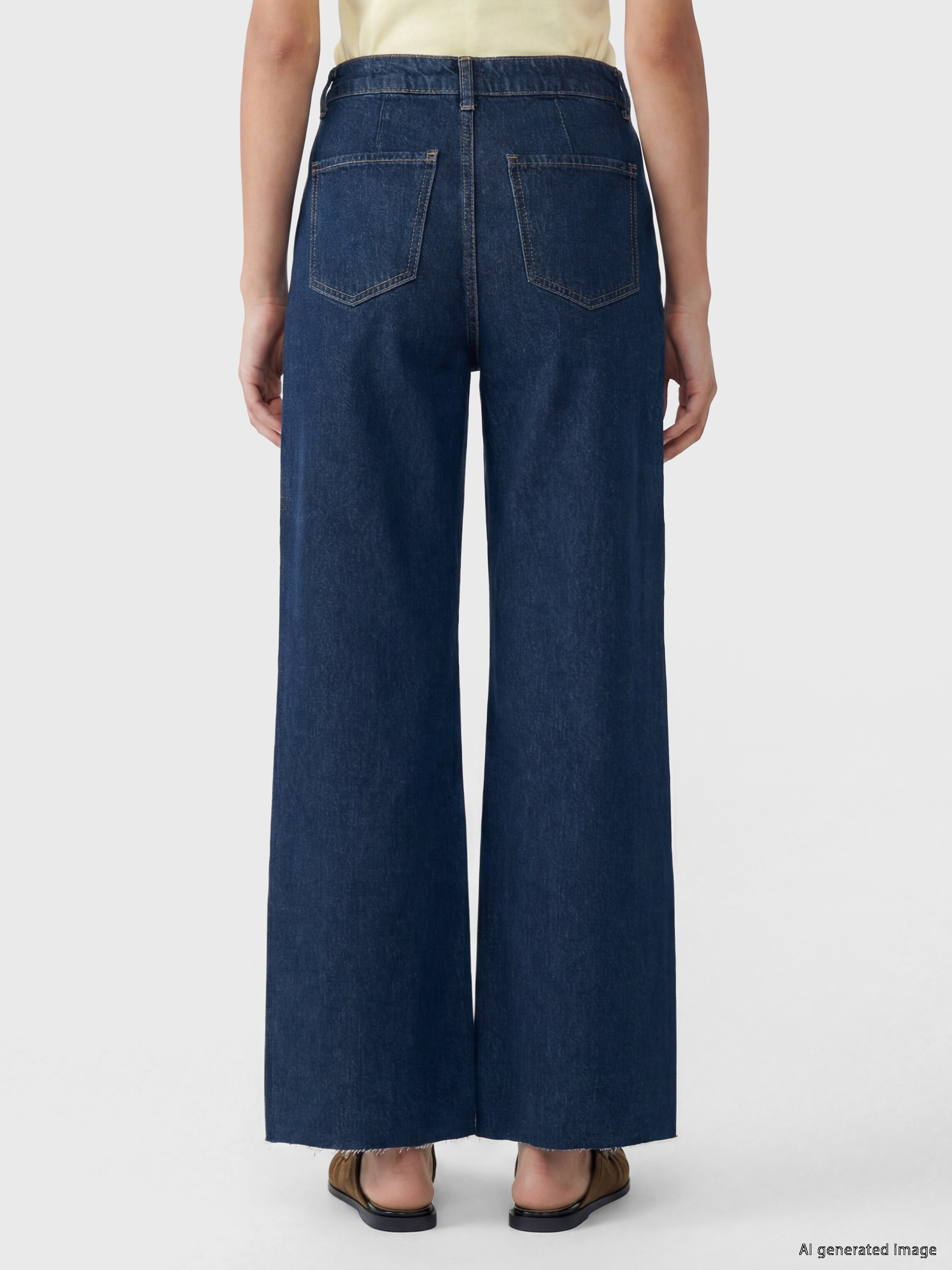 LCW Jeans Wideleg Kadın Jean Pantolon görsel 4
