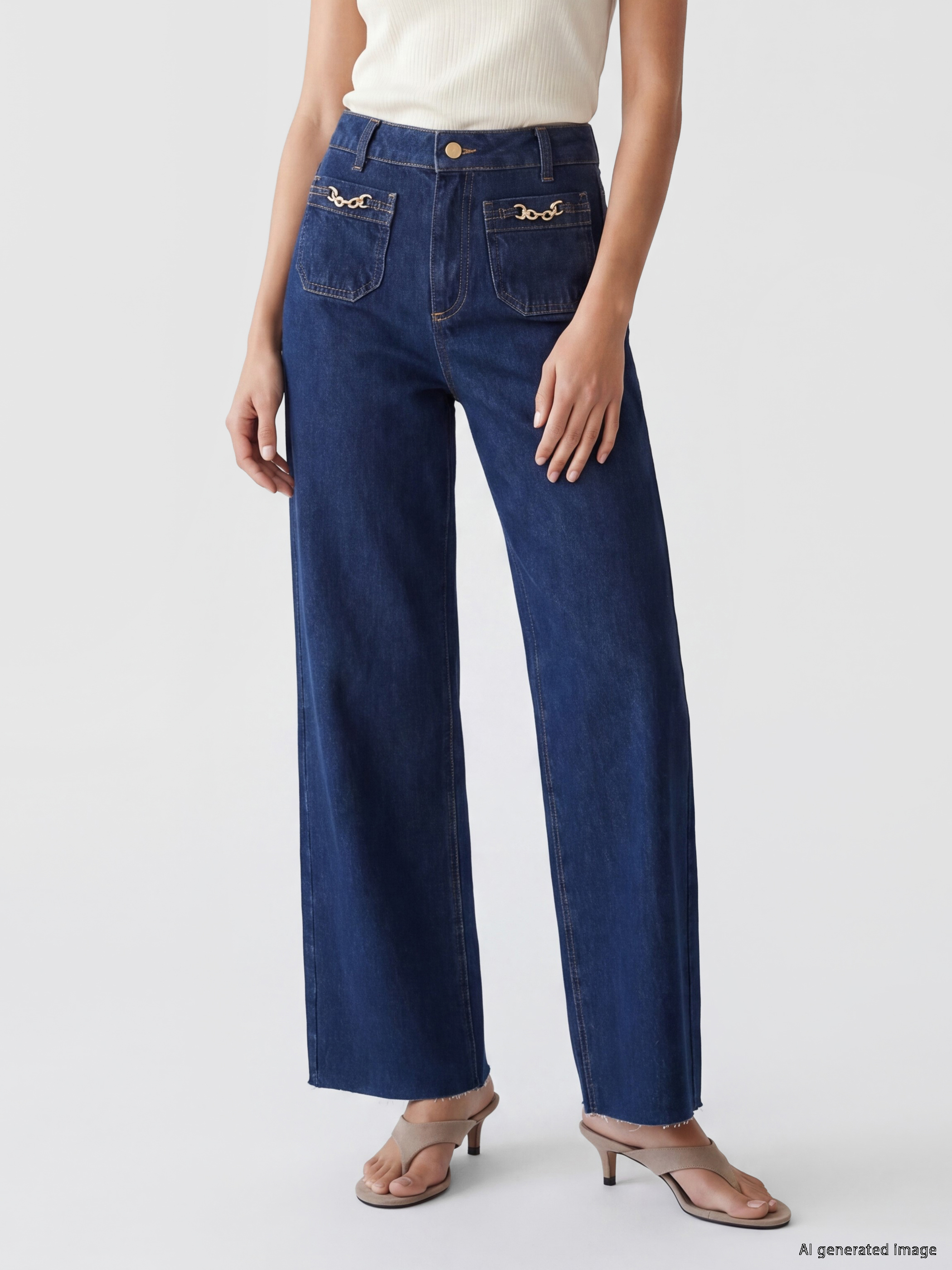 LCW Jeans Wideleg Kadın Jean Pantolon görsel 2