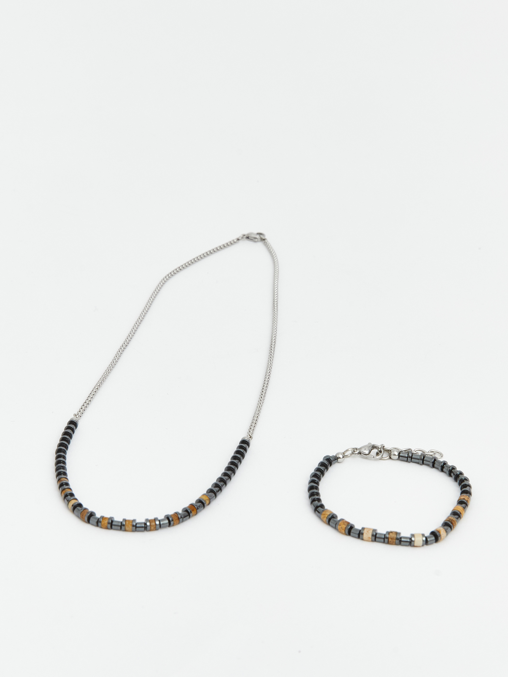 LCW ACCESSORIES Erkek Zincir Kolye ve Bileklik Seti görsel 2