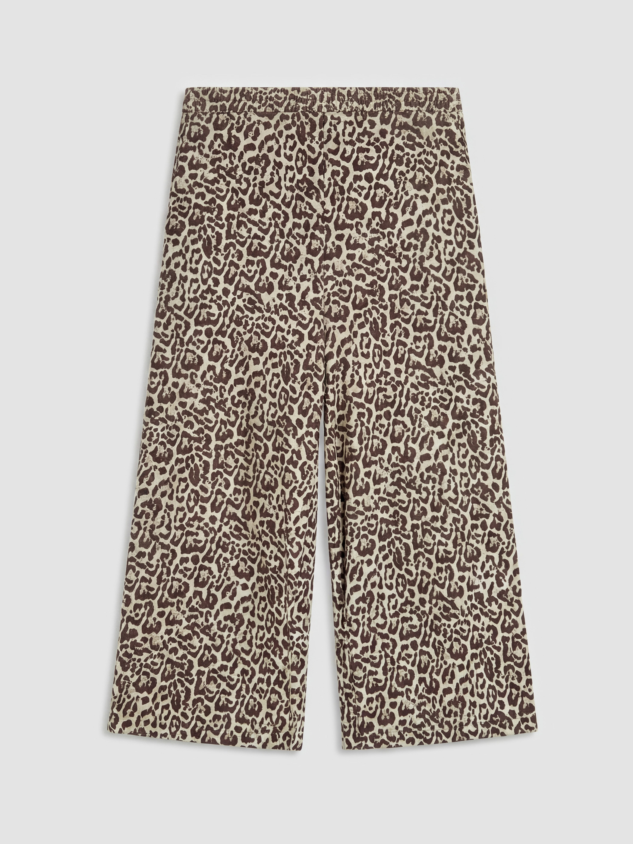 LCWAIKIKI Classic Beli Lastikli Desenli Kadın Kapri görsel 6