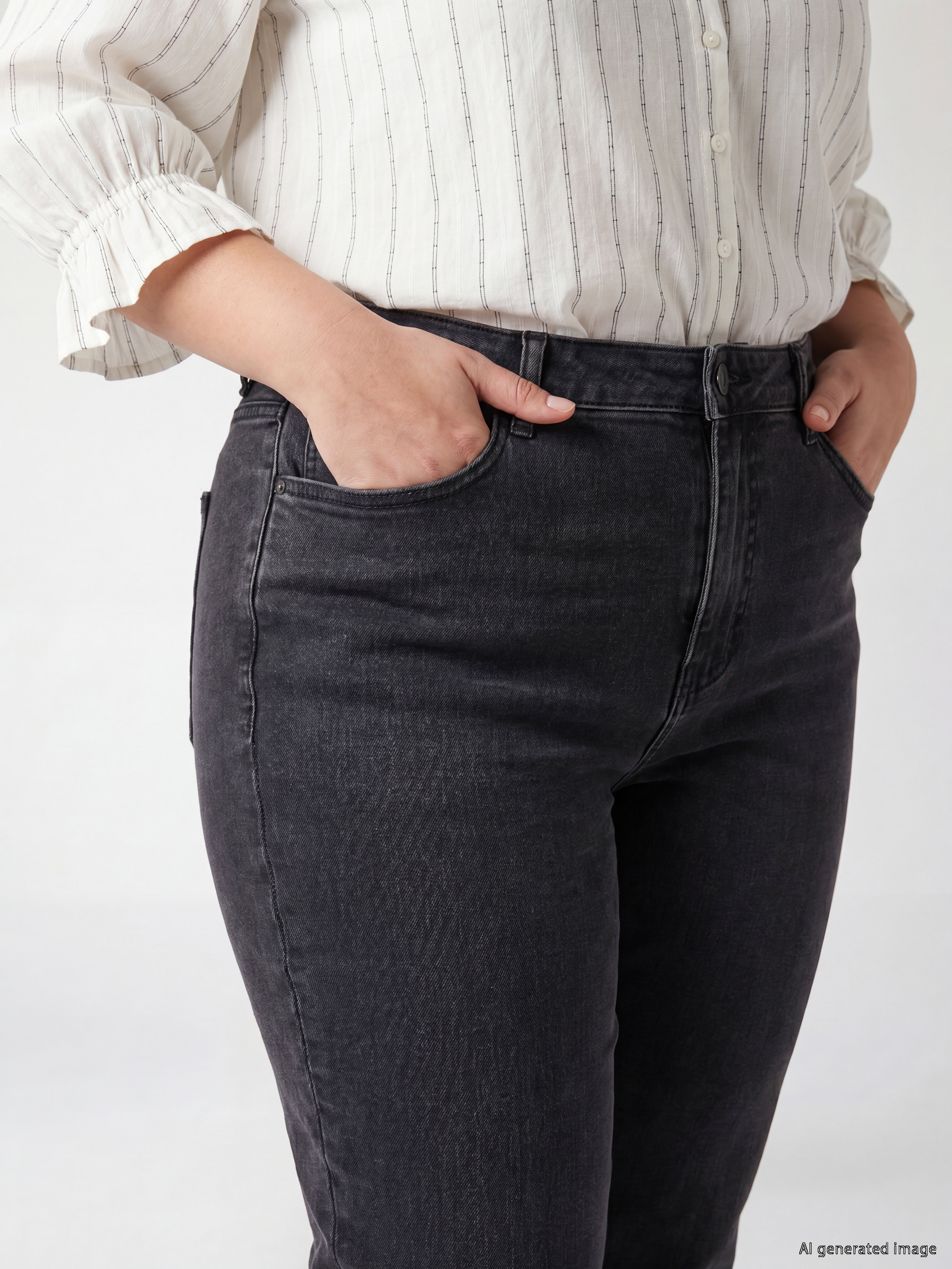 LCW Grace Straight Fit Kadın Jean Pantolon görsel 3